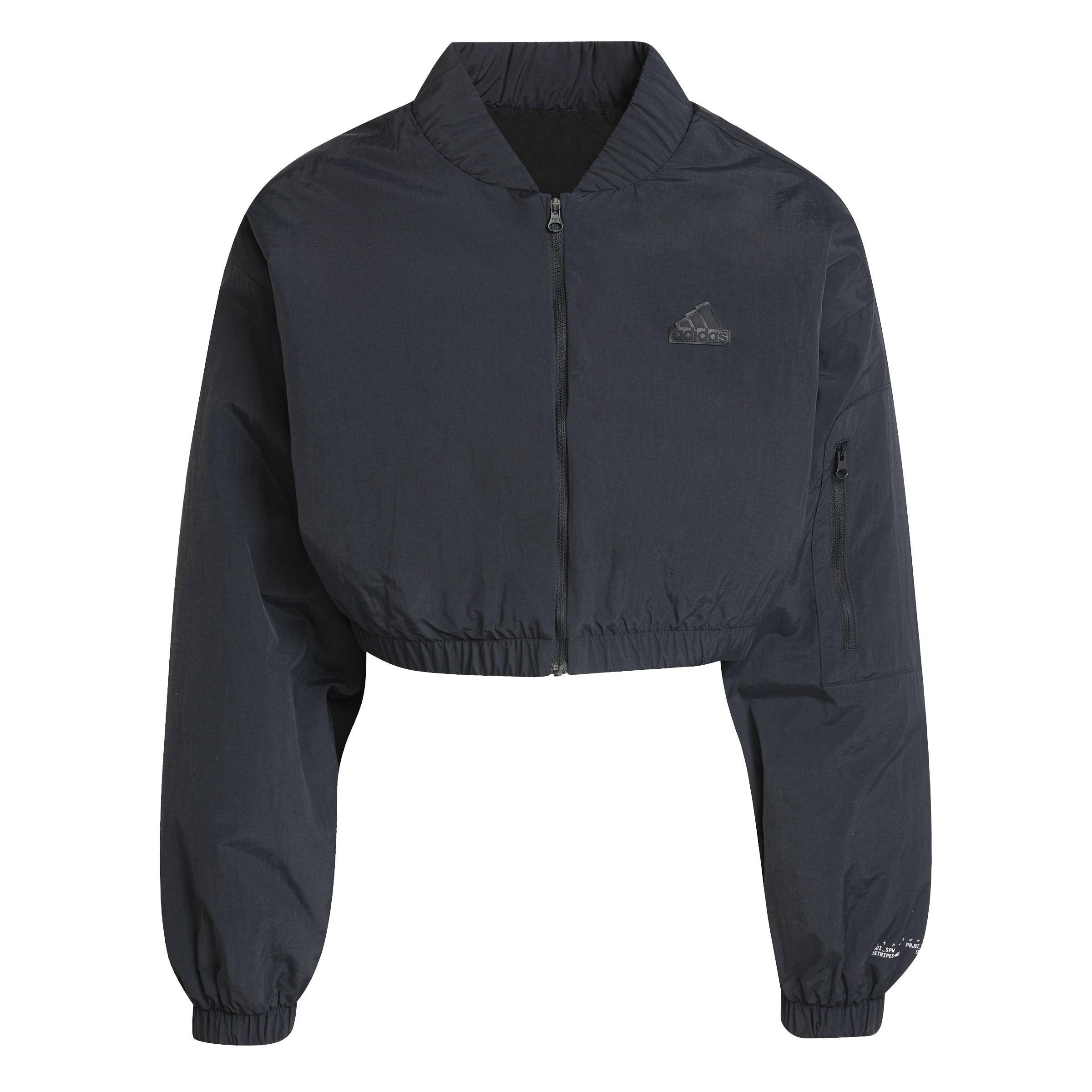 City Escape Padded Bomber Jacket, Black, A901_ONE, large image number 0