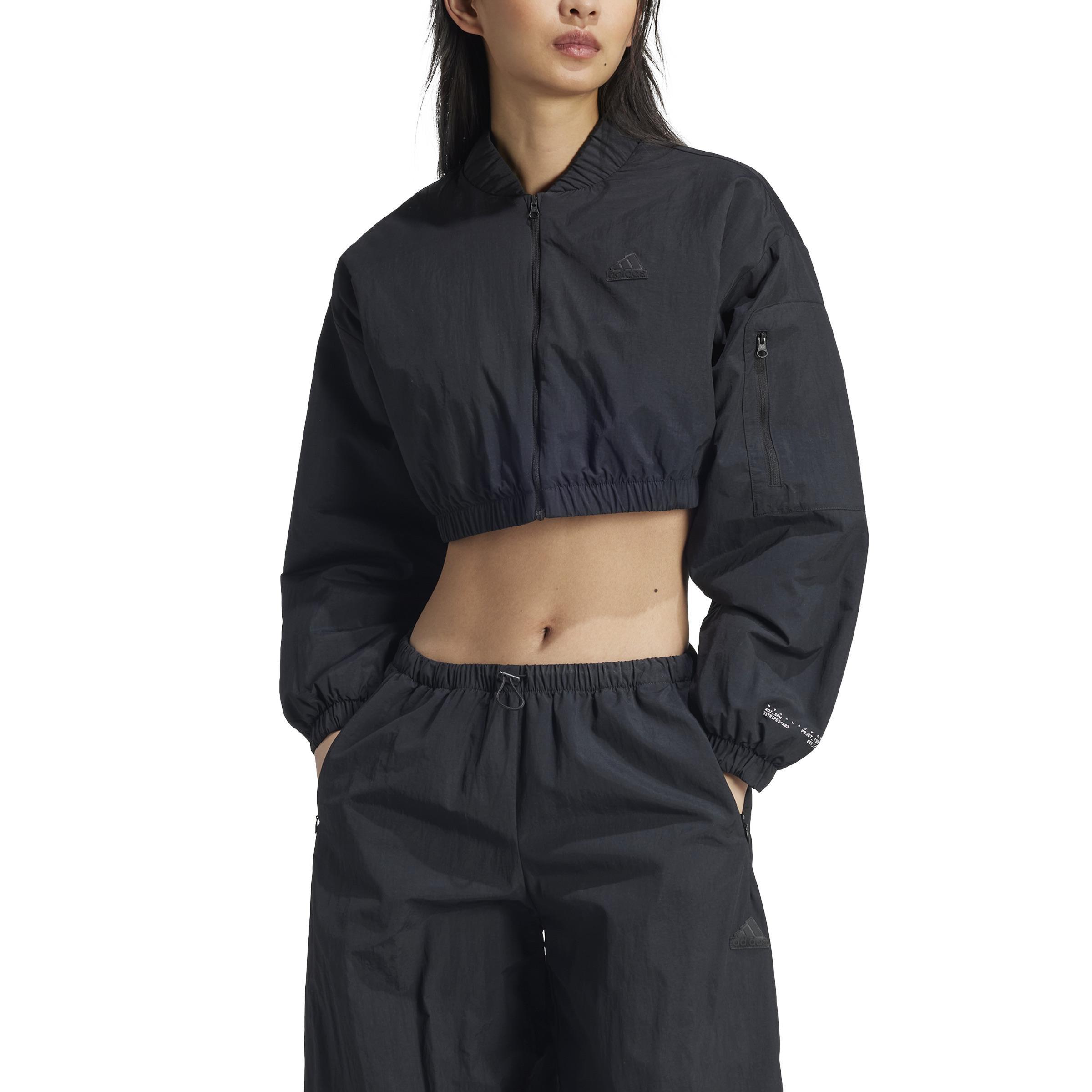 City Escape Padded Bomber Jacket, Black, A901_ONE, large image number 2