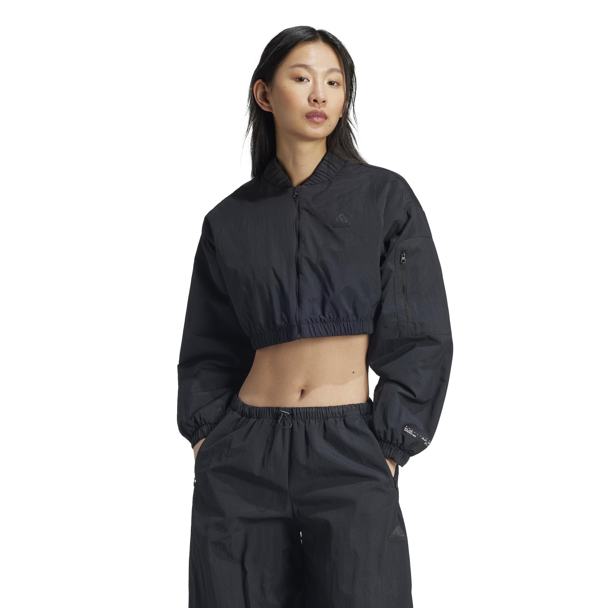 City Escape Padded Bomber Jacket, Black, , large image number 7