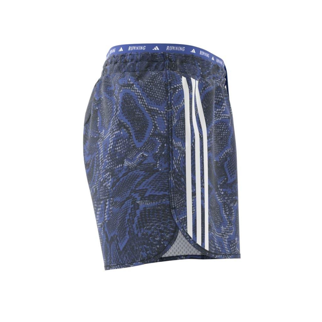Own the Run Excite Allover Print AEROREADY Shorts, Blue, A901_ONE, large image number 10