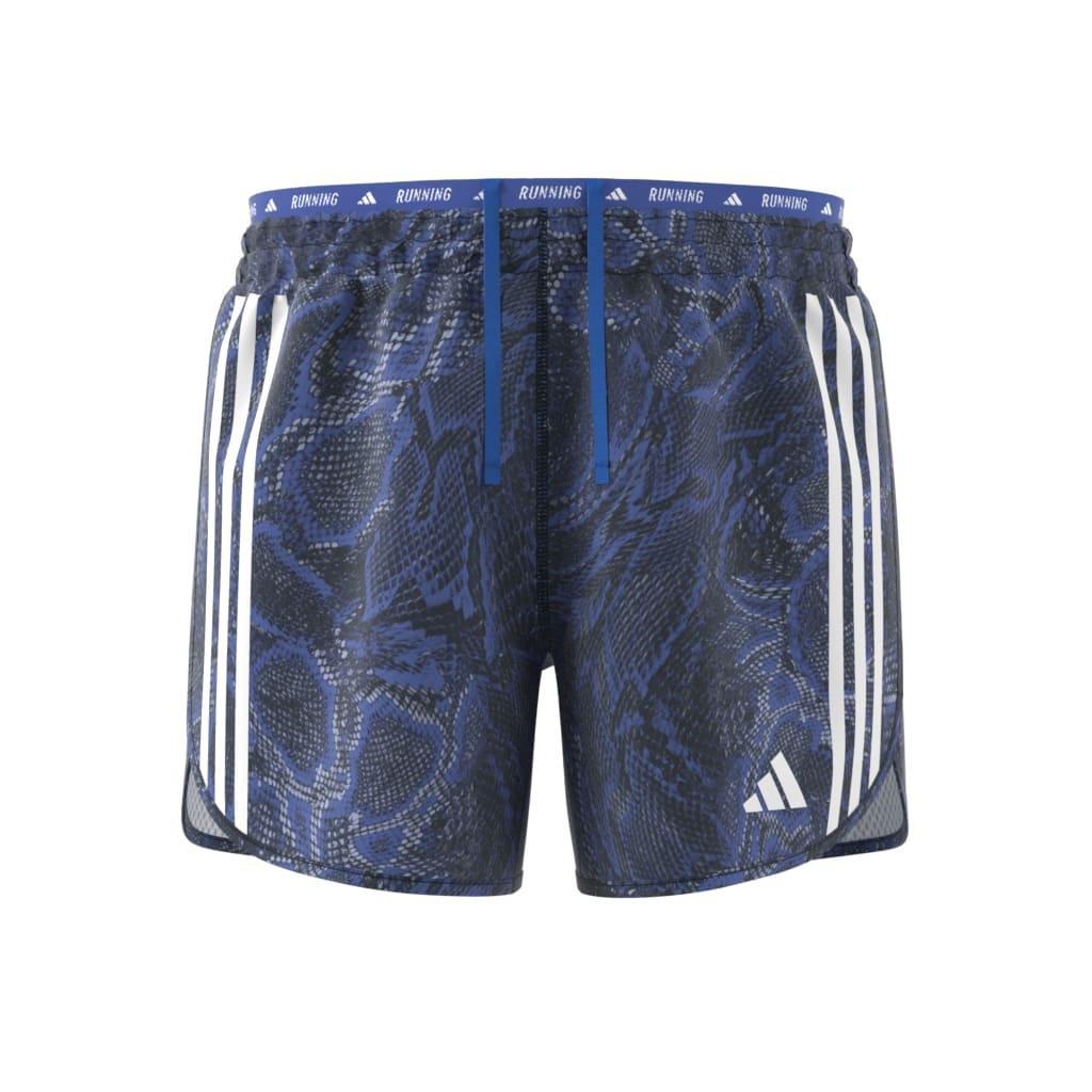 Own the Run Excite Allover Print AEROREADY Shorts, Blue, A901_ONE, large image number 11