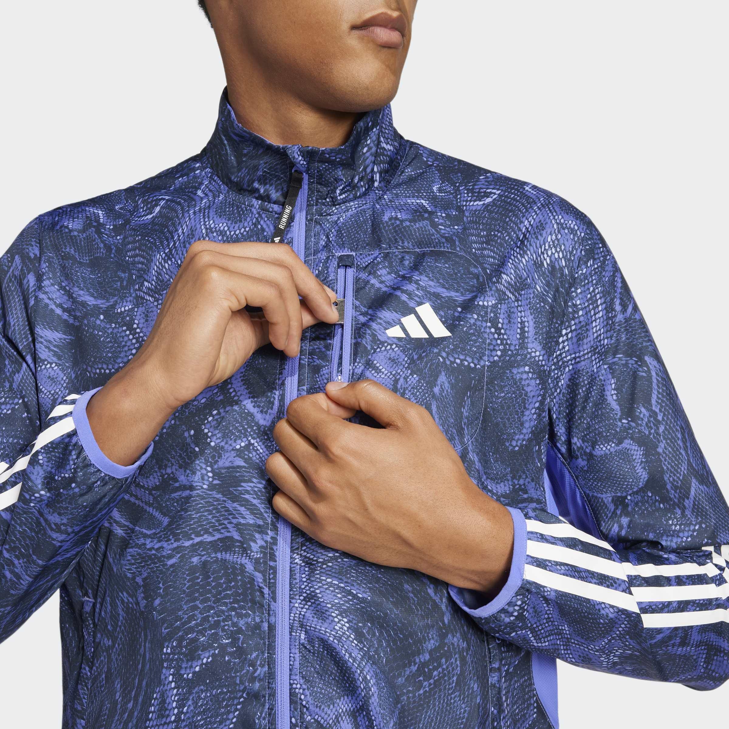 Own the Run Excite WIND.RDY Jacket, Blue, A901_ONE, large image number 8