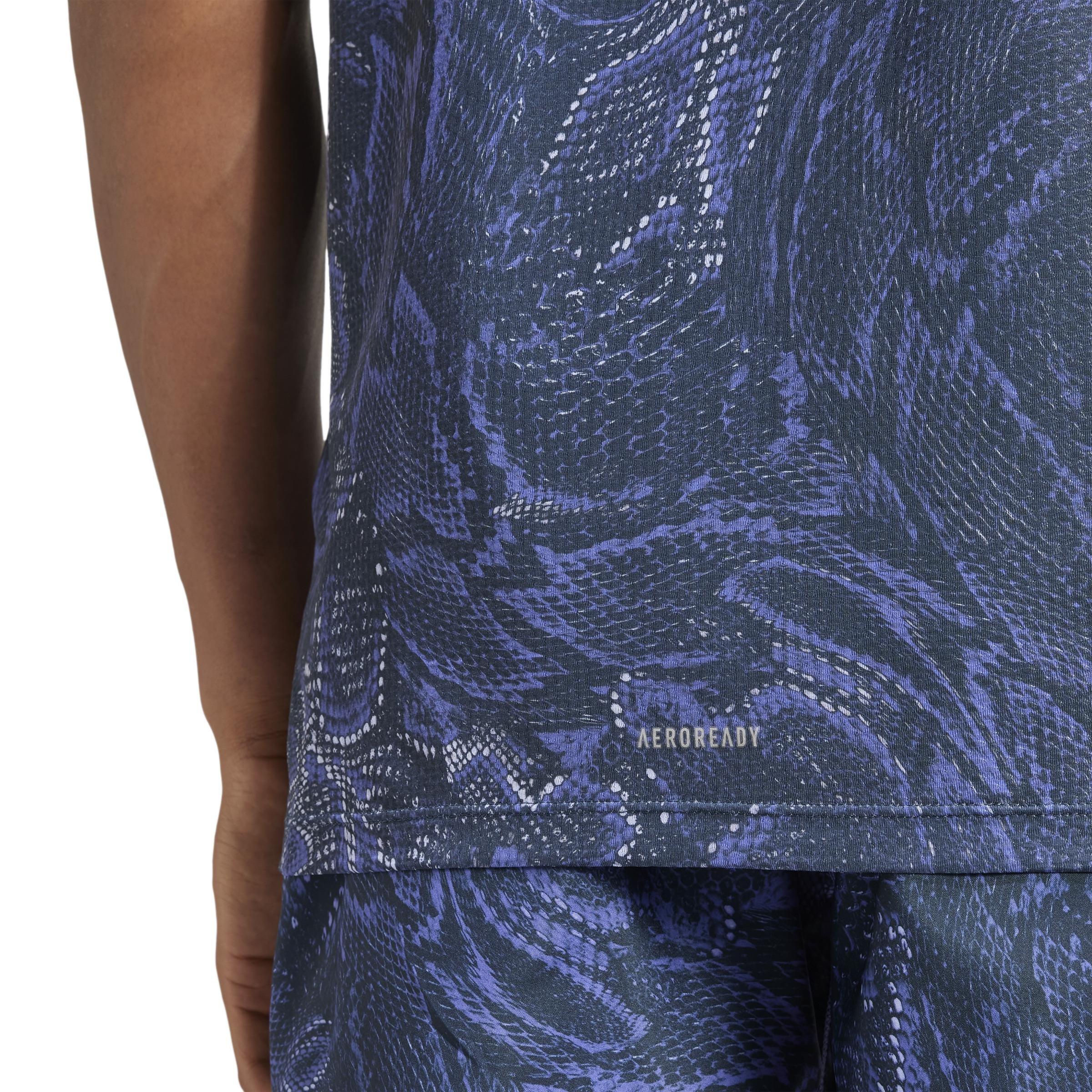 AEROREADY T-Shirt, Blue, A901_ONE, large image number 4