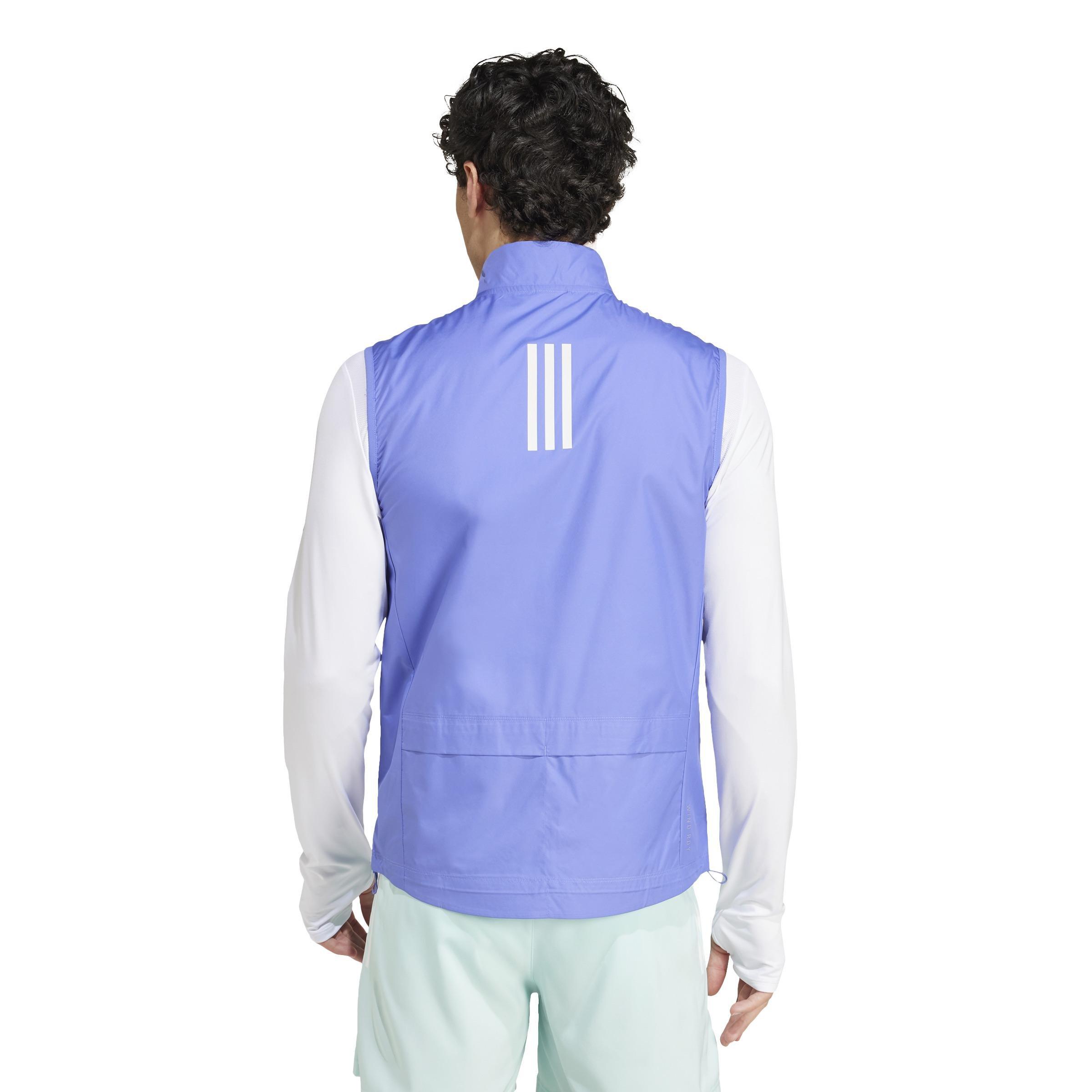 Own the Run Vest, Blue, A901_ONE, large image number 3