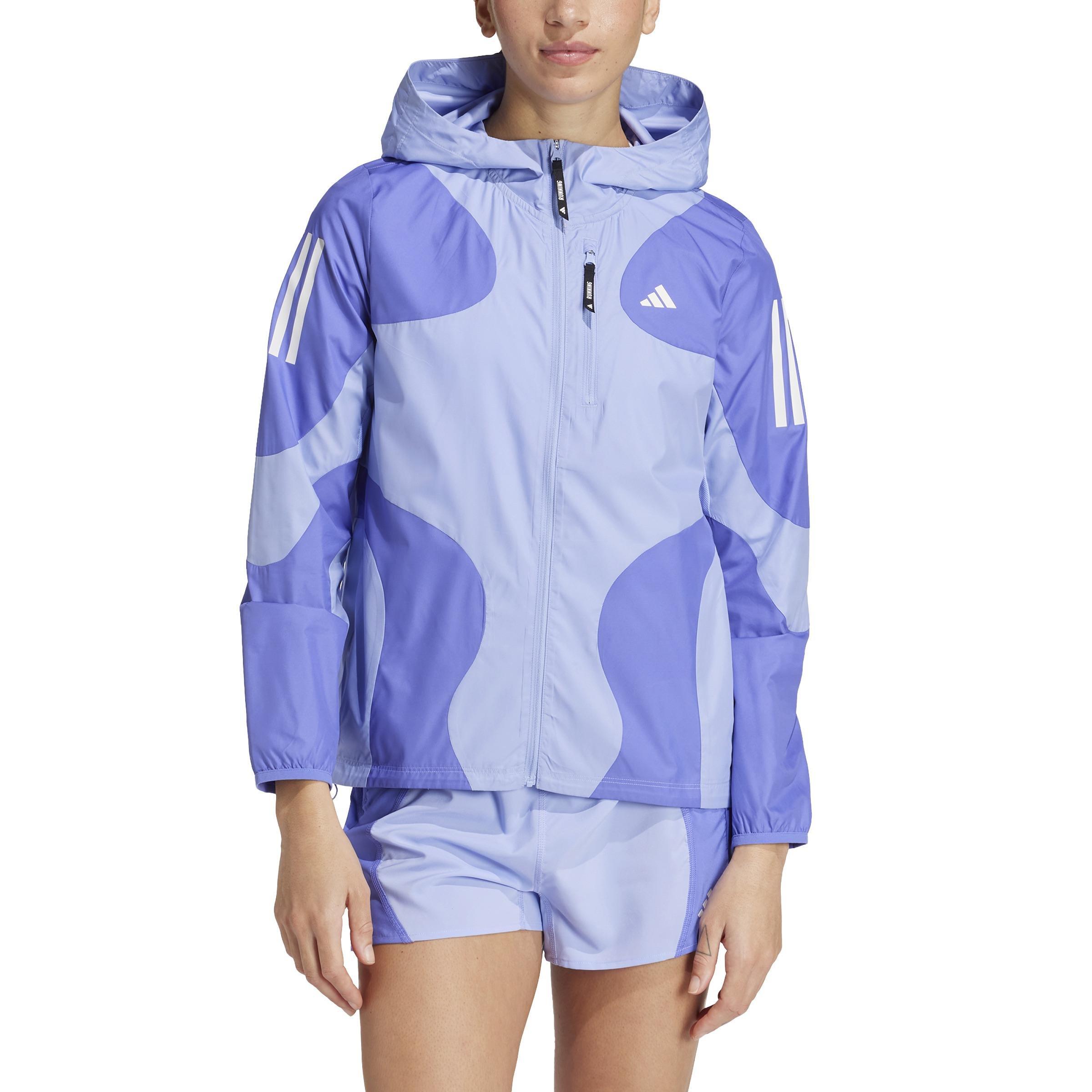 Own the Run Base WIND.RDY Jacket, Blue, , large image number 2