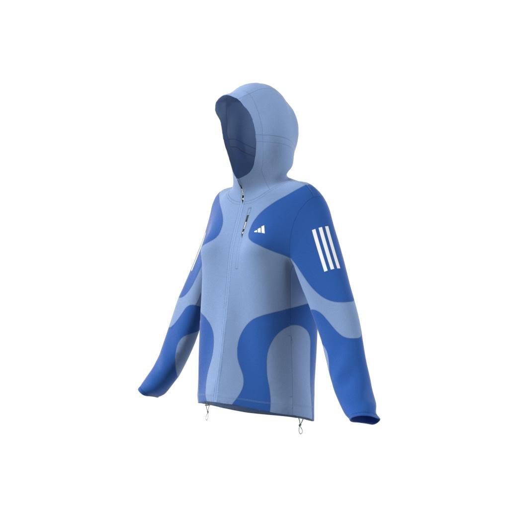 Own the Run Base WIND.RDY Jacket, Blue, , large image number 8