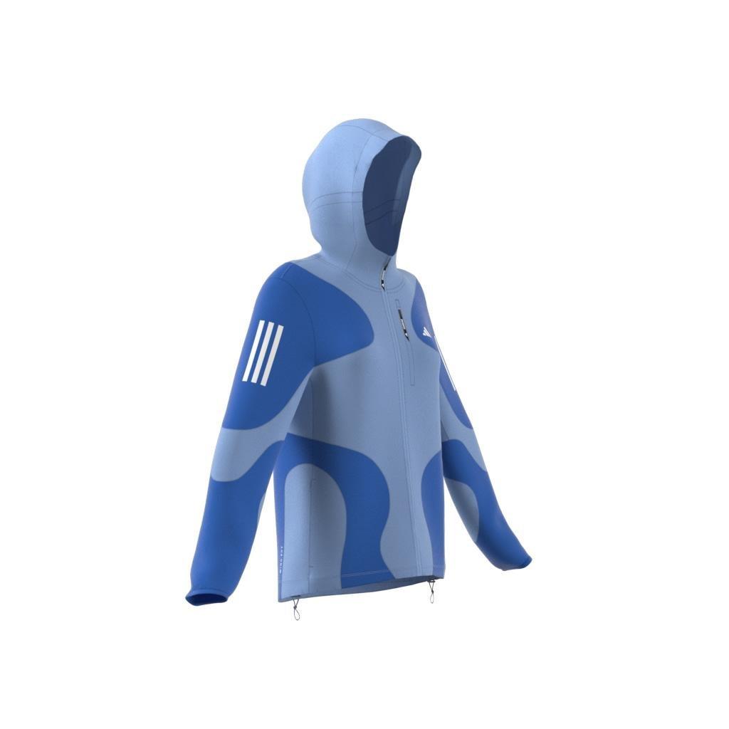 Own the Run Base WIND.RDY Jacket, Blue, , large image number 12