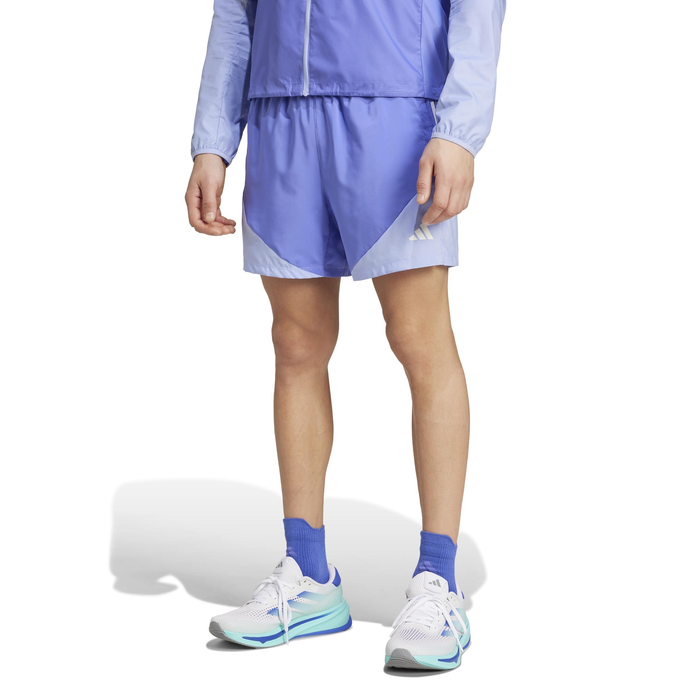 Own the Run Base AEROREADY Shorts, Blue, A901_ONE, large image number 7