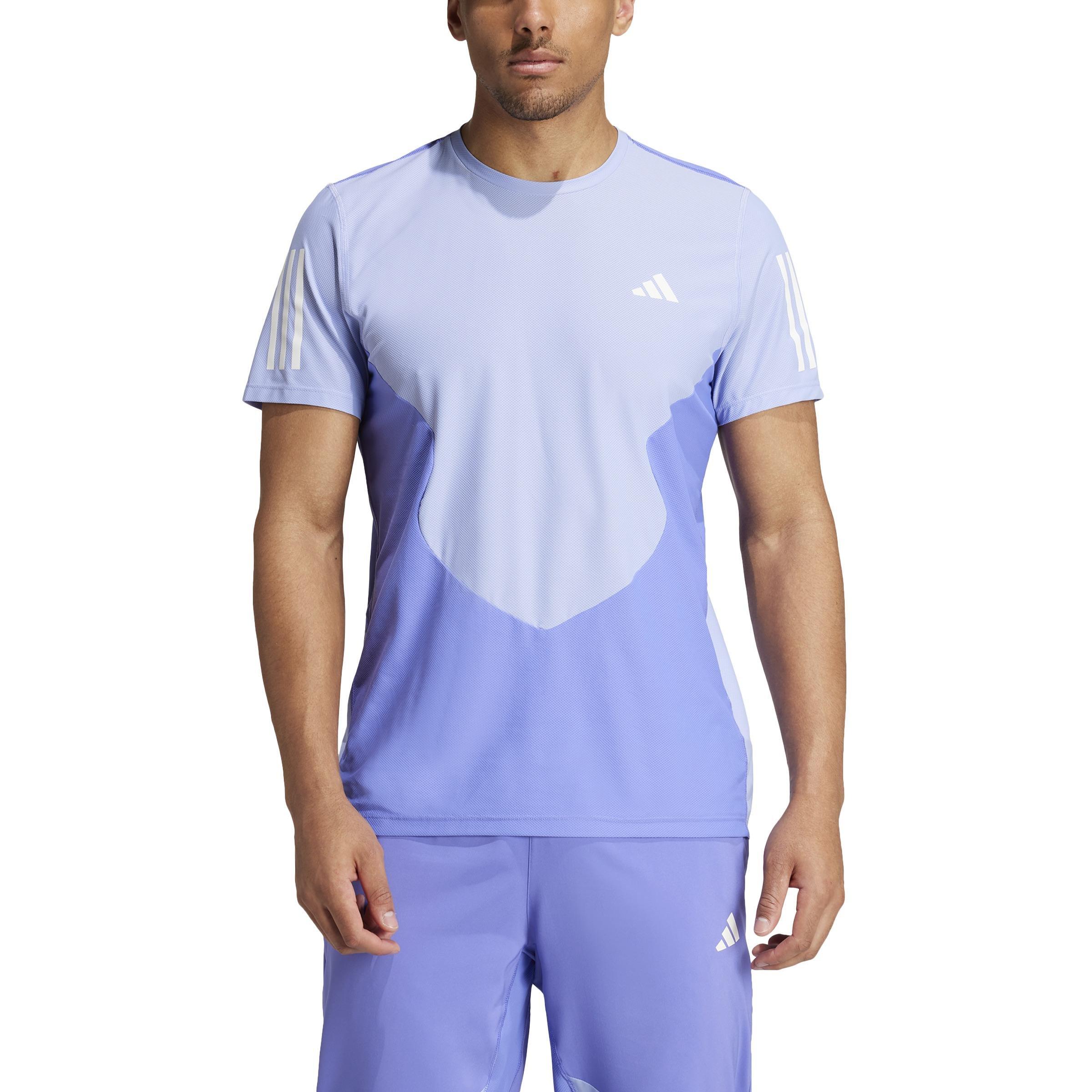 Own the Run Colorblock AEROREADY T-Shirt, Blue, , large image number 1