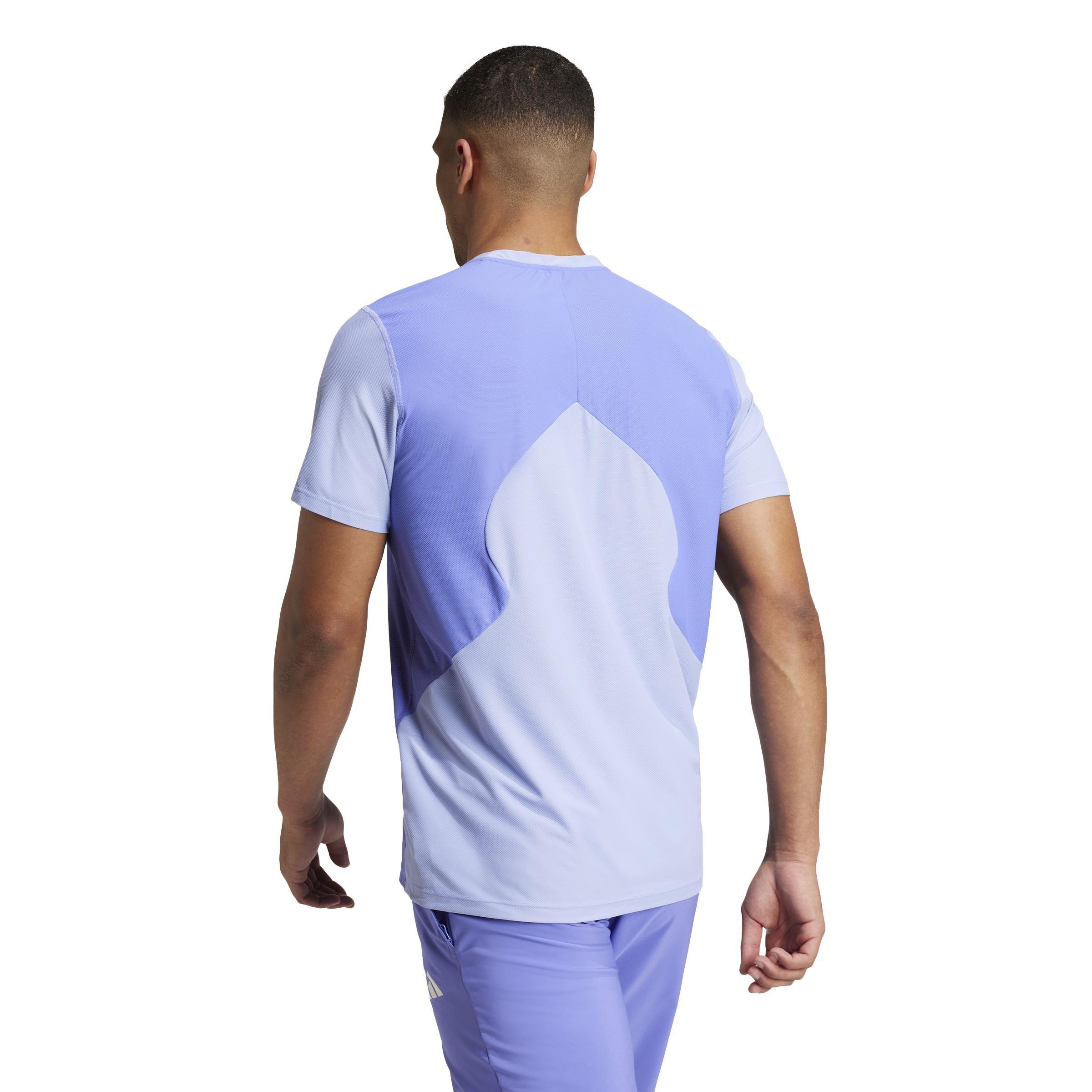 Own the Run Colorblock AEROREADY T-Shirt, Blue, , large image number 3