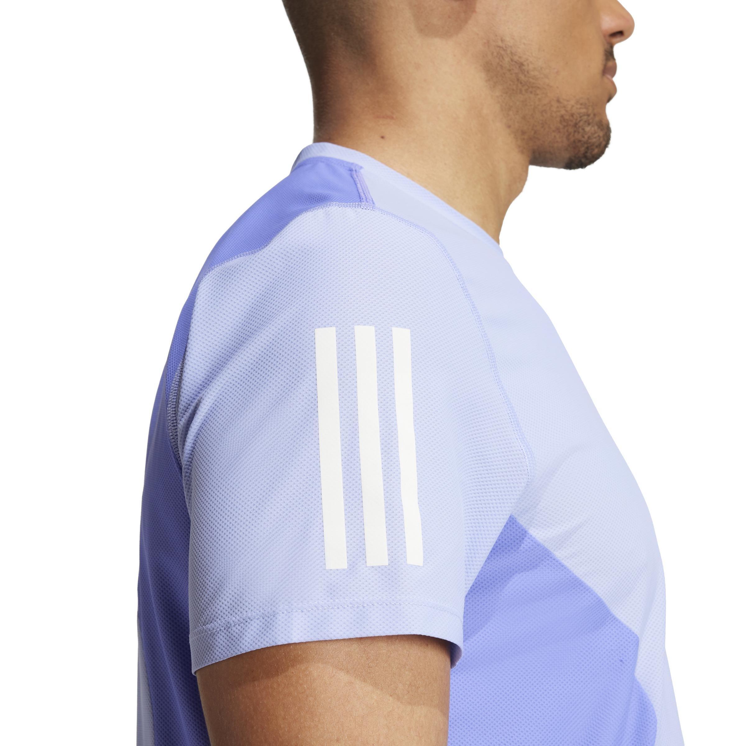 Own the Run Colorblock AEROREADY T-Shirt, Blue, , large image number 4