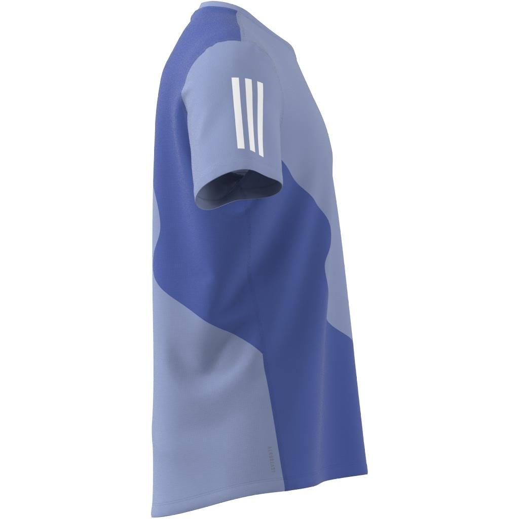 Own the Run Colorblock AEROREADY T-Shirt, Blue, , large image number 7