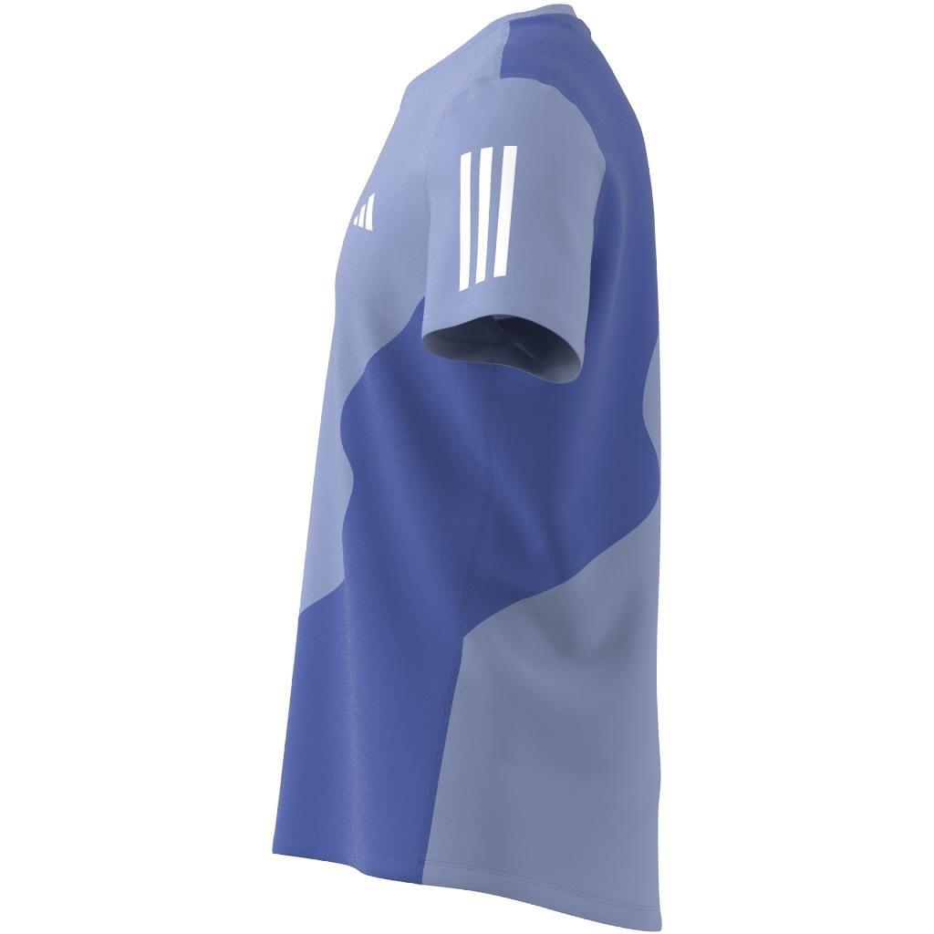 Own the Run Colorblock AEROREADY T-Shirt, Blue, , large image number 8