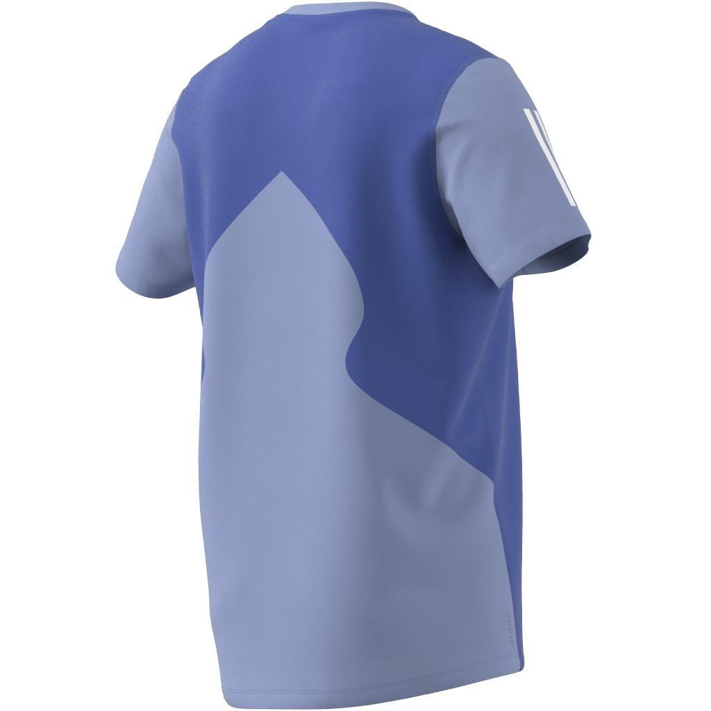 Own the Run Colorblock AEROREADY T-Shirt, Blue, , large image number 9