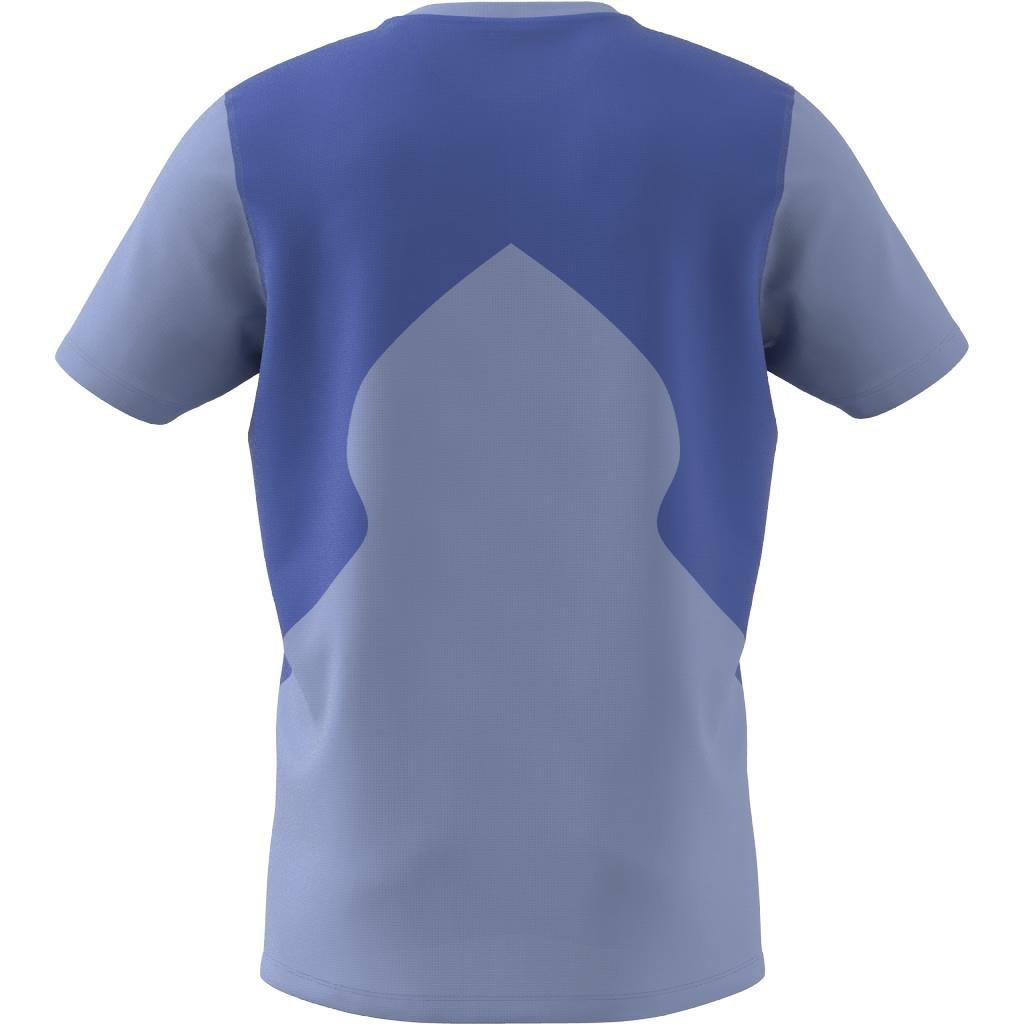 Own the Run Colorblock AEROREADY T-Shirt, Blue, , large image number 11
