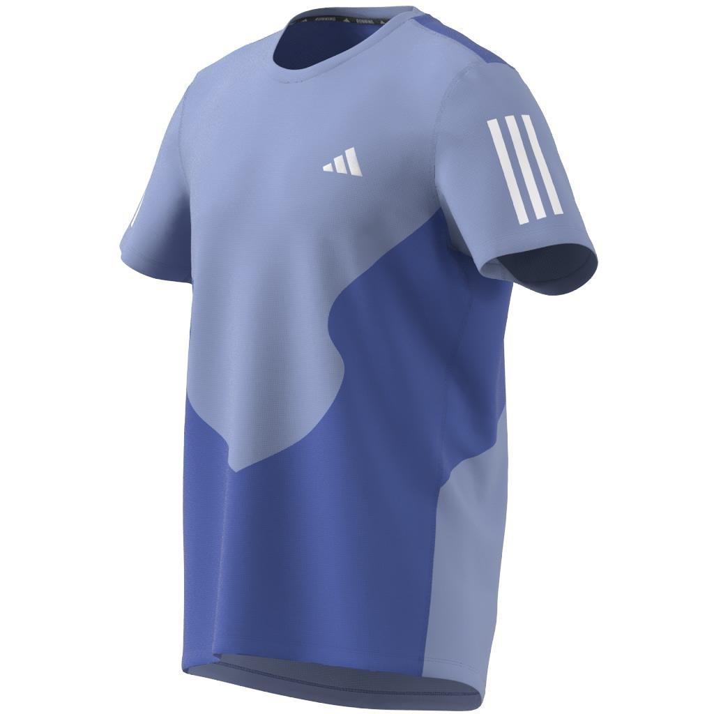 Own the Run Colorblock AEROREADY T-Shirt, Blue, , large image number 14
