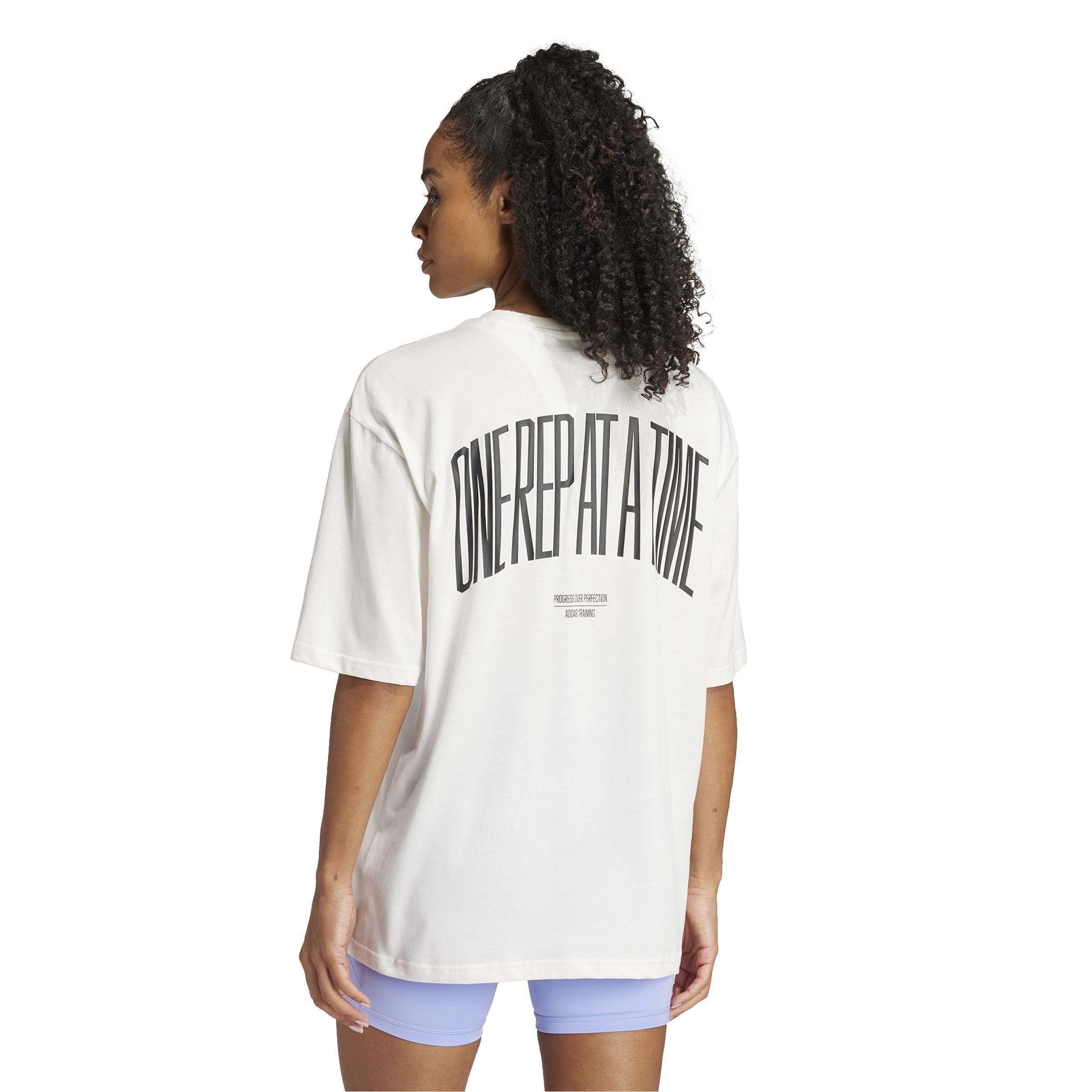 Strength Graphic T-Shirt, White, , large image number 3