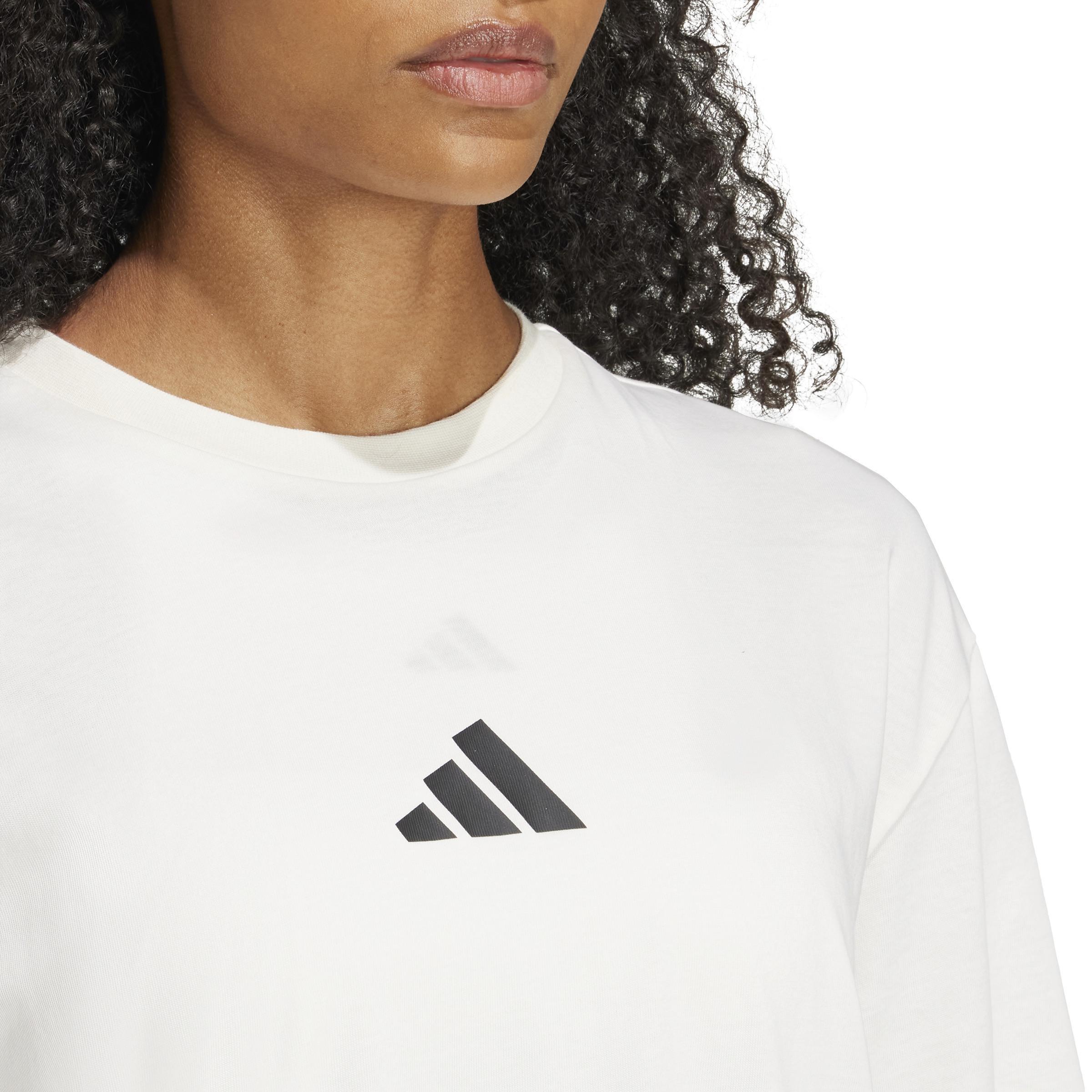 Strength Graphic T-Shirt, White, , large image number 4