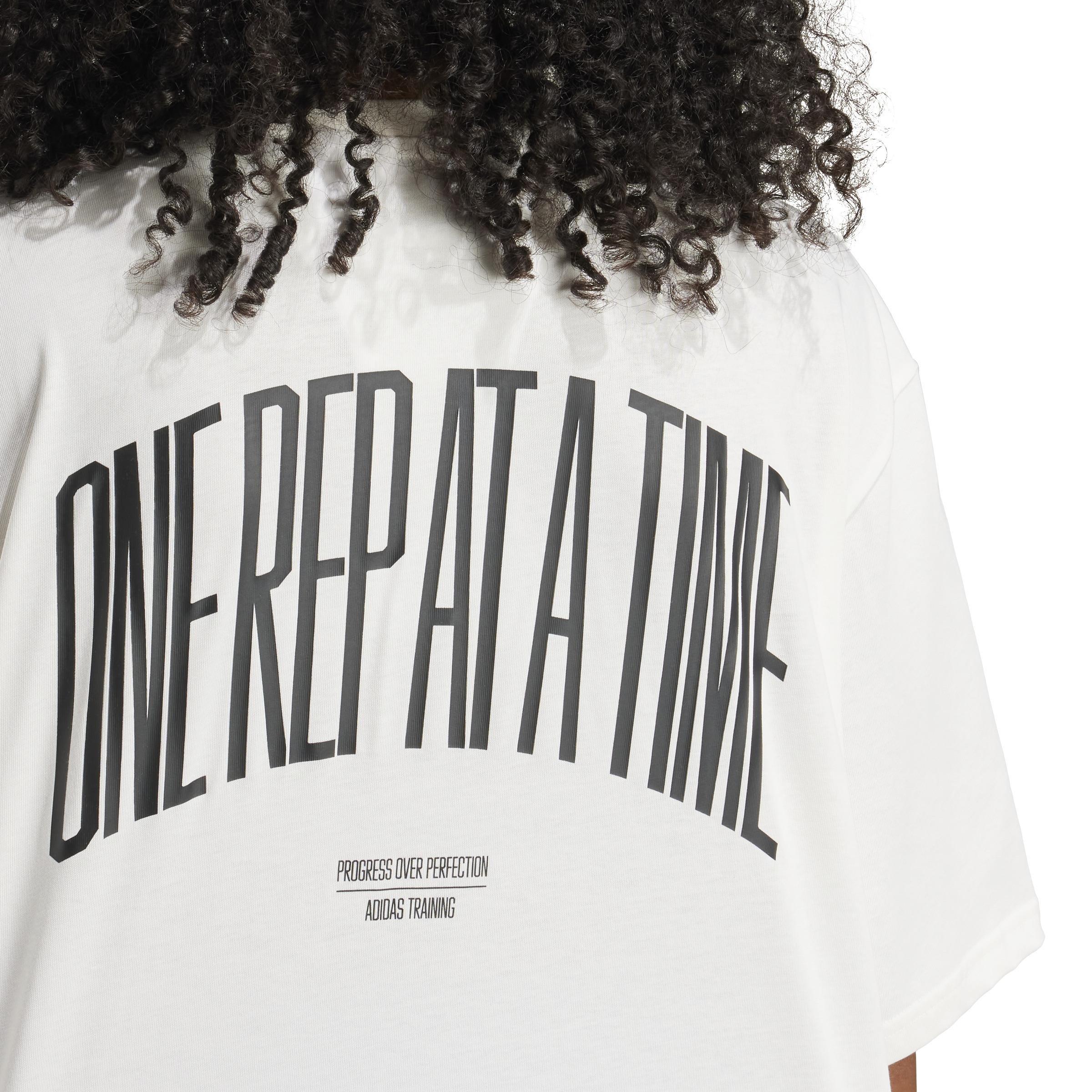 Strength Graphic T-Shirt, White, , large image number 5