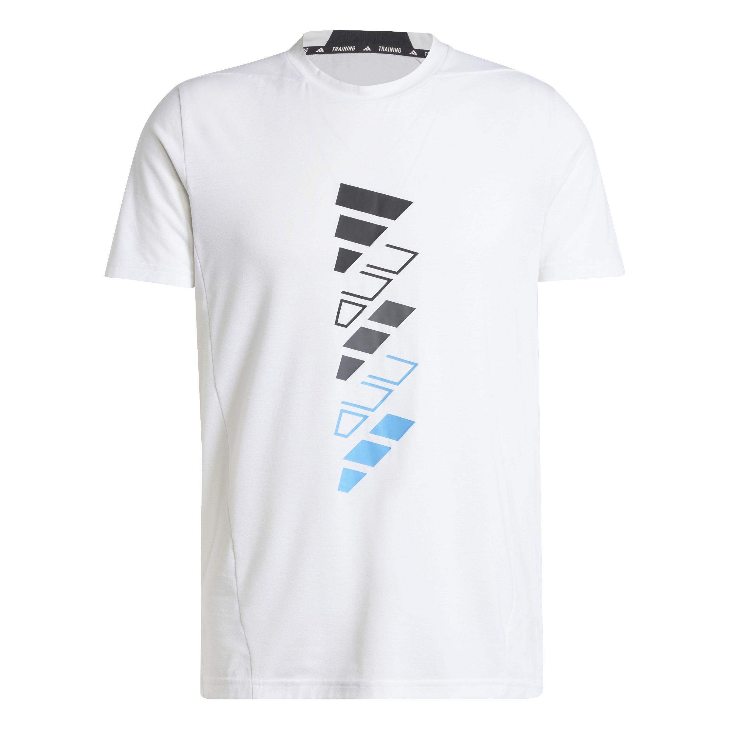 AEROREADY Designed for Training Logo Graphic T-Shirt, White, A901_ONE, large image number 0