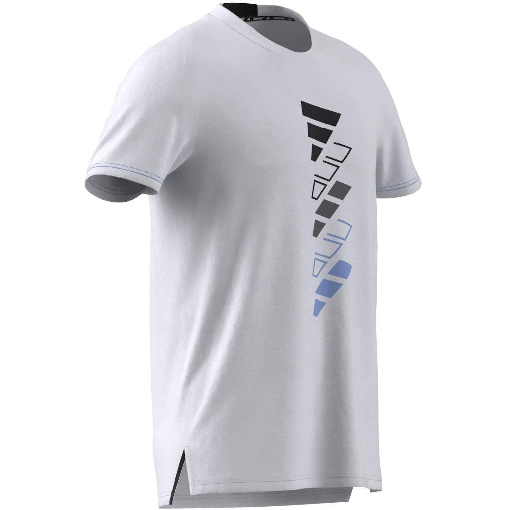 AEROREADY Designed for Training Logo Graphic T-Shirt, White, A901_ONE, large image number 8