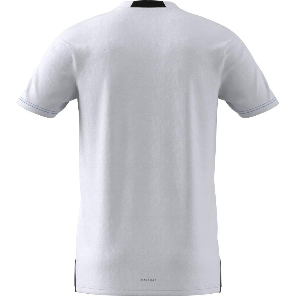 AEROREADY Designed for Training Logo Graphic T-Shirt, White, A901_ONE, large image number 9