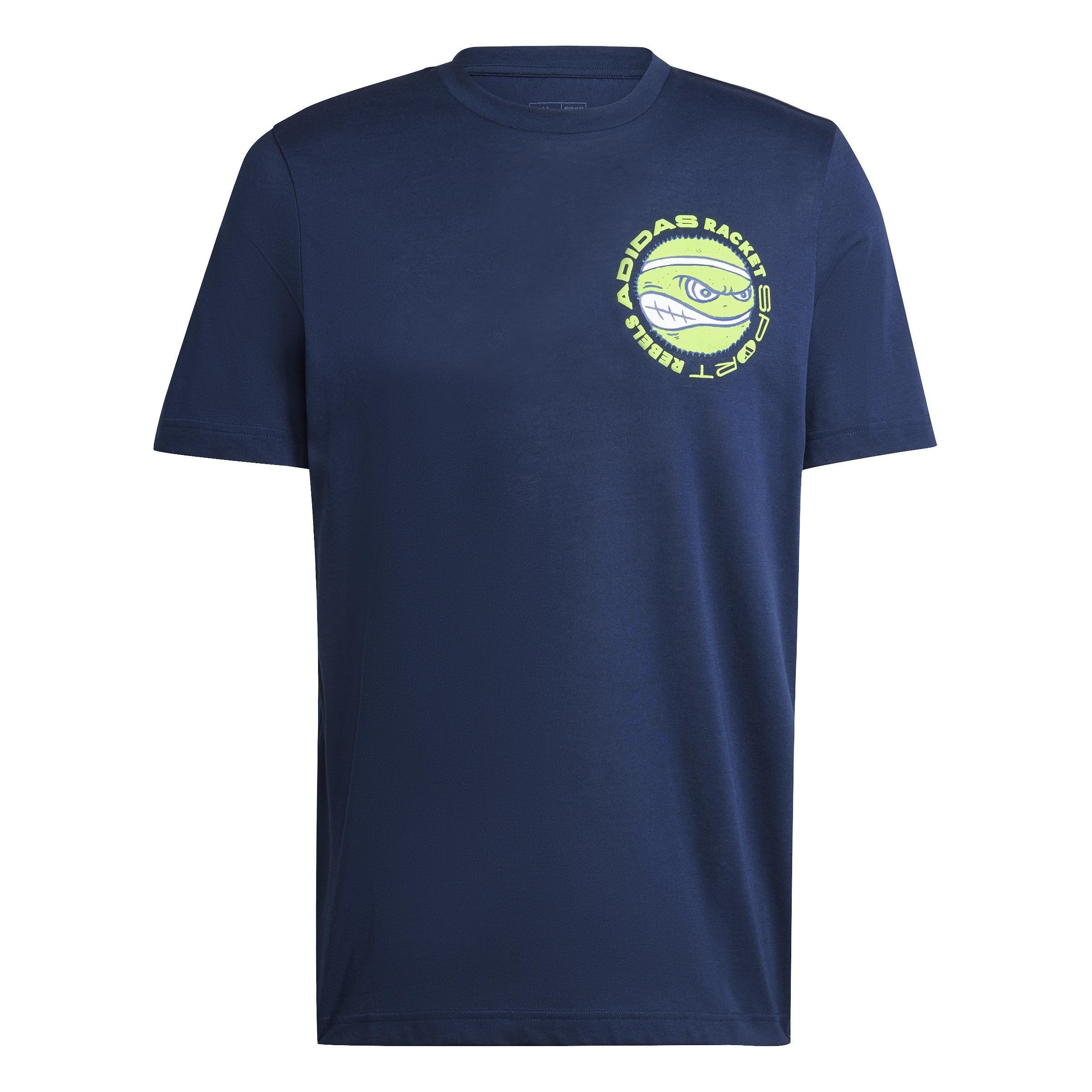 Racket Sport Rebels Graphic T-Shirt, Blue, , large image number 2