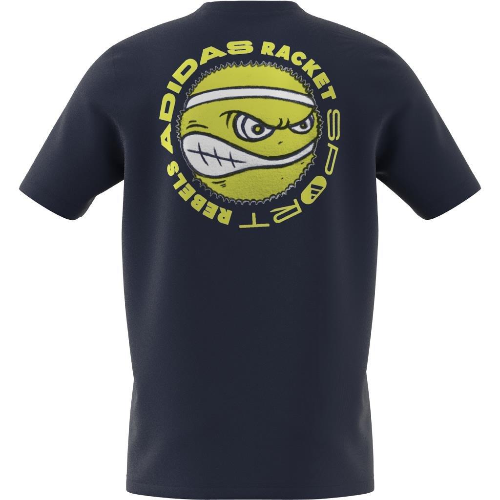 Racket Sport Rebels Graphic T-Shirt, Blue, , large image number 12