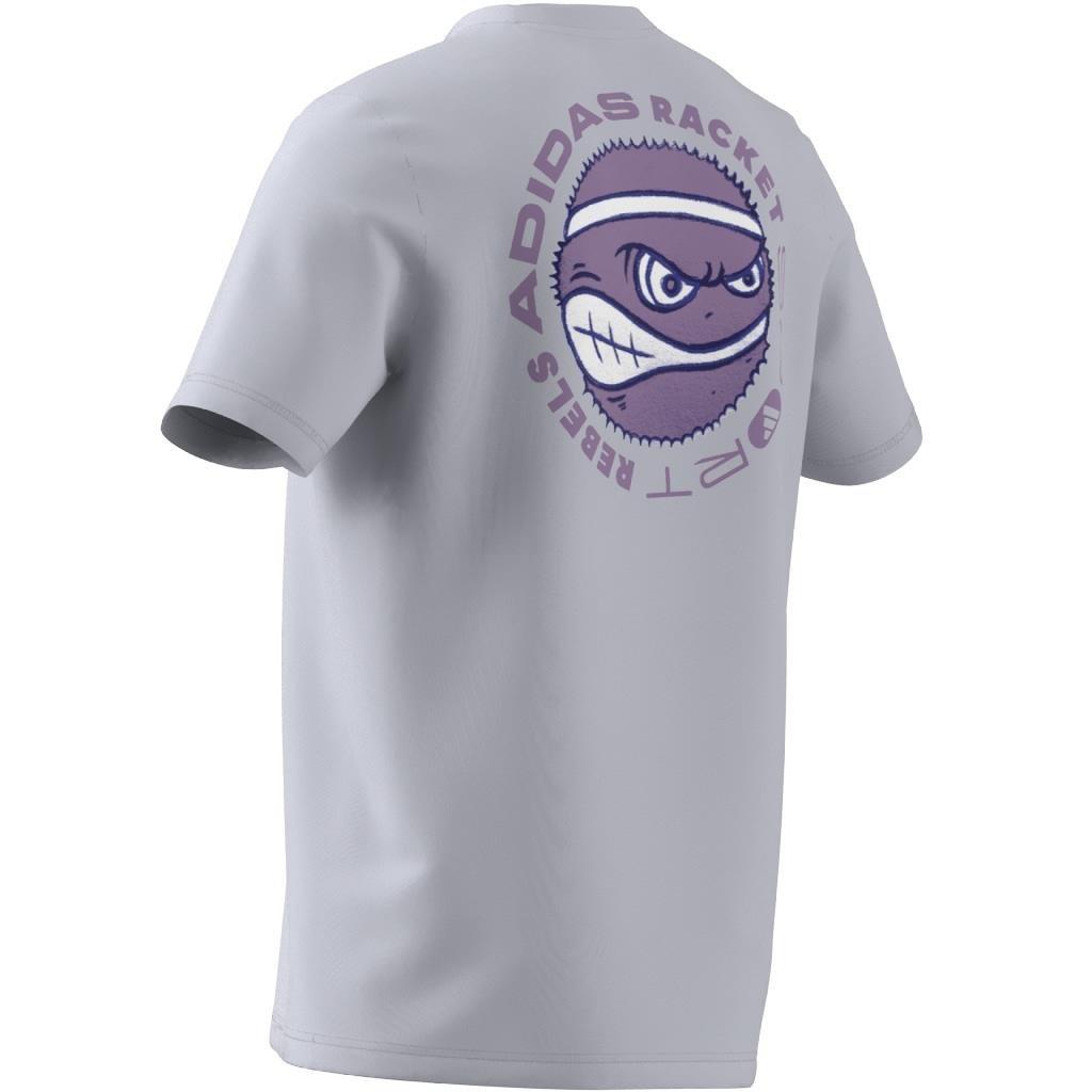Racket Sport Rebels Graphic T-Shirt, Grey, , large image number 12