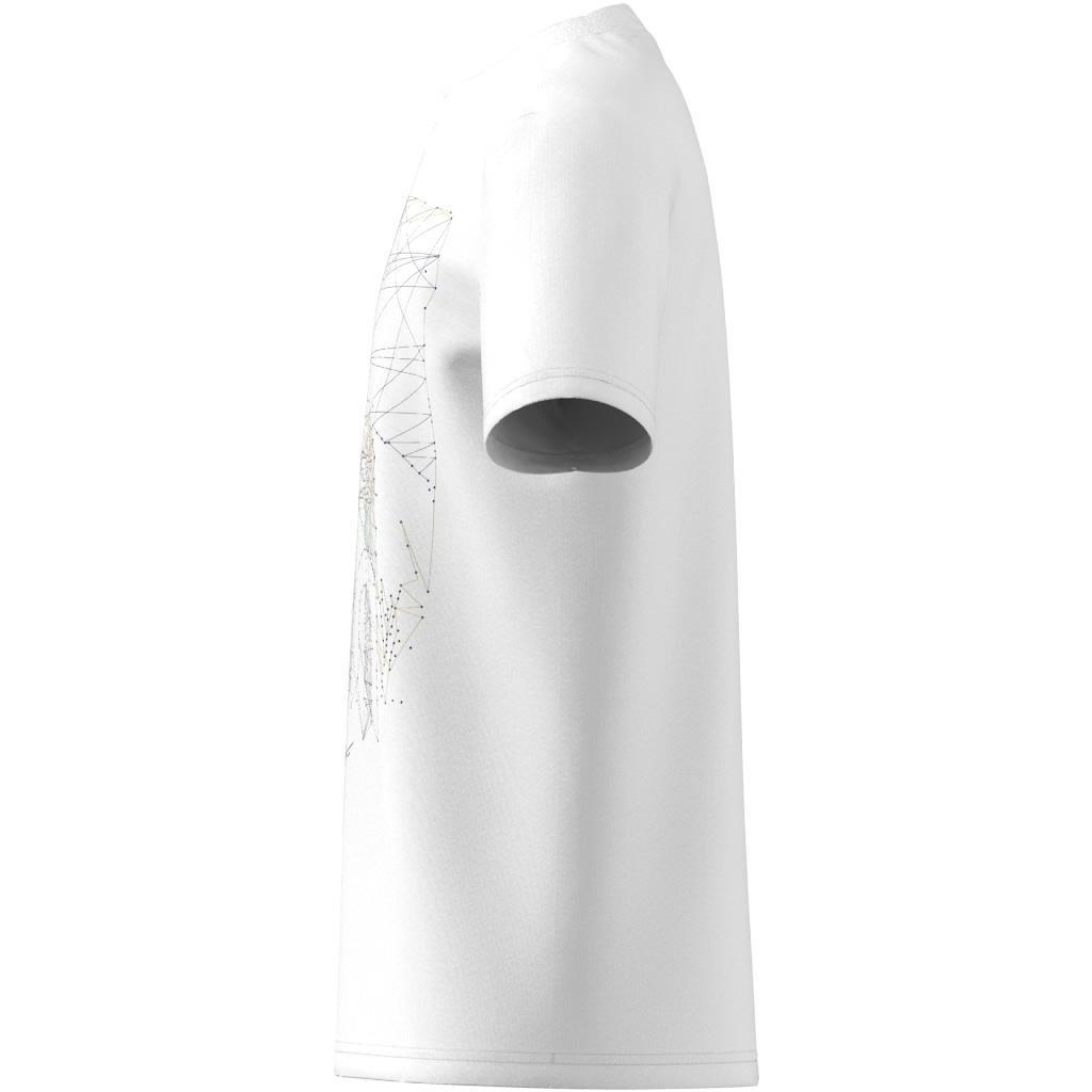 Kids Messi Football Graphic T-Shirt, White, A901_ONE, large image number 11