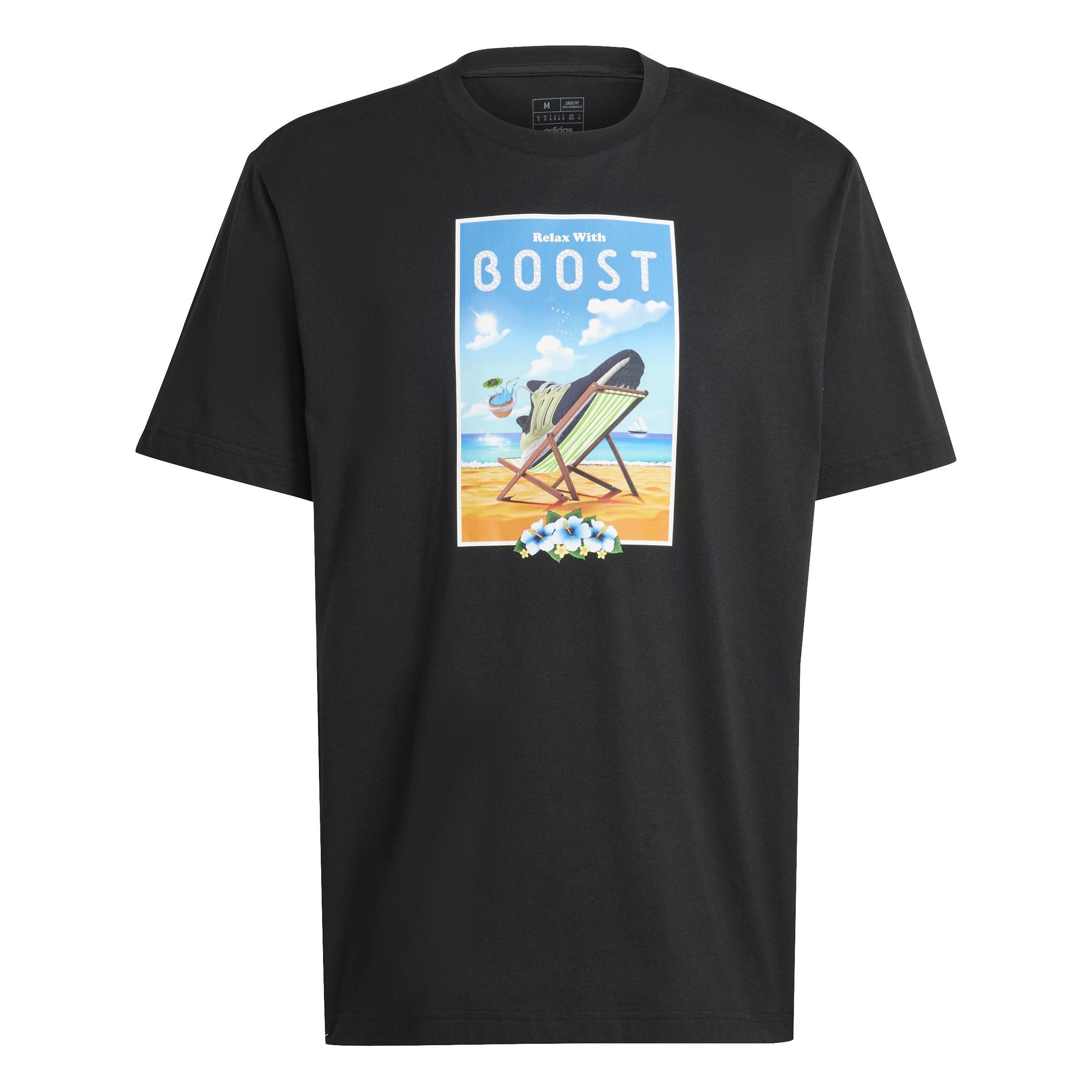 Boost Short Sleeve Graphic T-Shirt, Black, , large image number 0