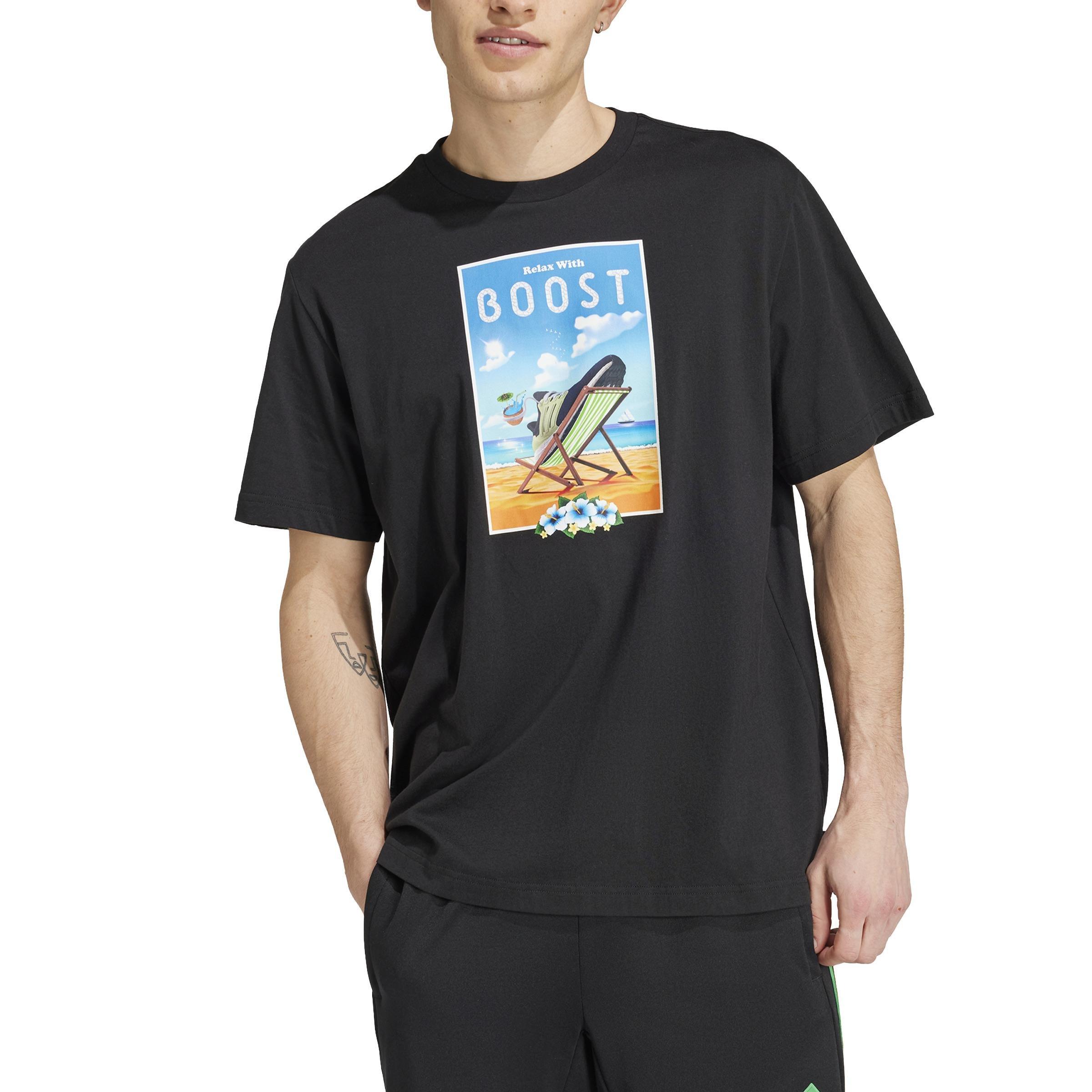 Boost Short Sleeve Graphic T-Shirt, Black, , large image number 1