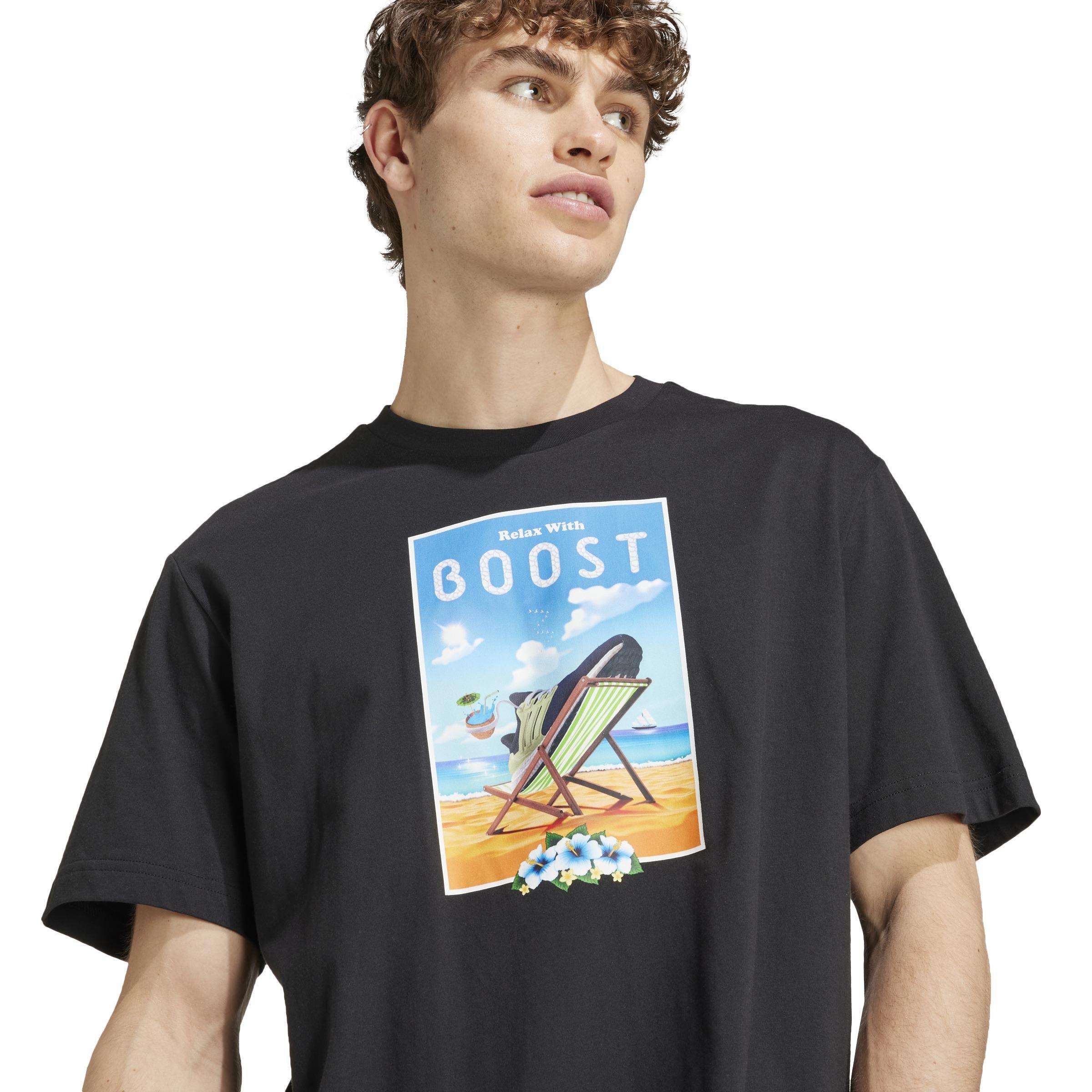 Boost Short Sleeve Graphic T-Shirt, Black, , large image number 5