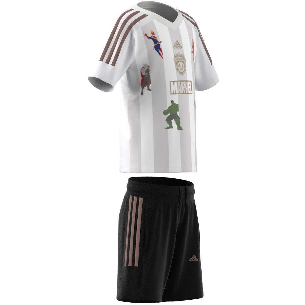 Unisex Kids Marvel Avengers Tee Set, White, A901_ONE, large image number 5