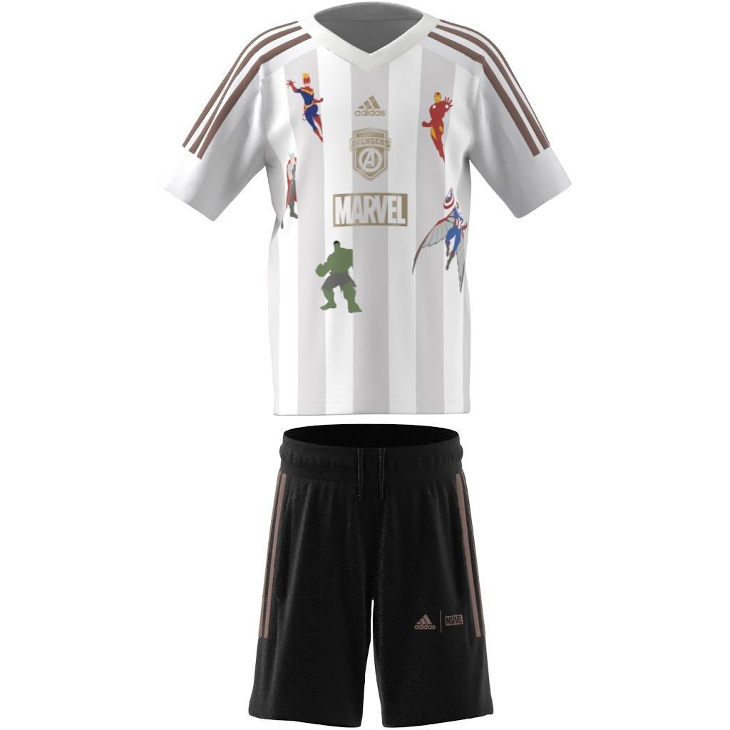 Unisex Kids Marvel Avengers Tee Set, White, A901_ONE, large image number 6