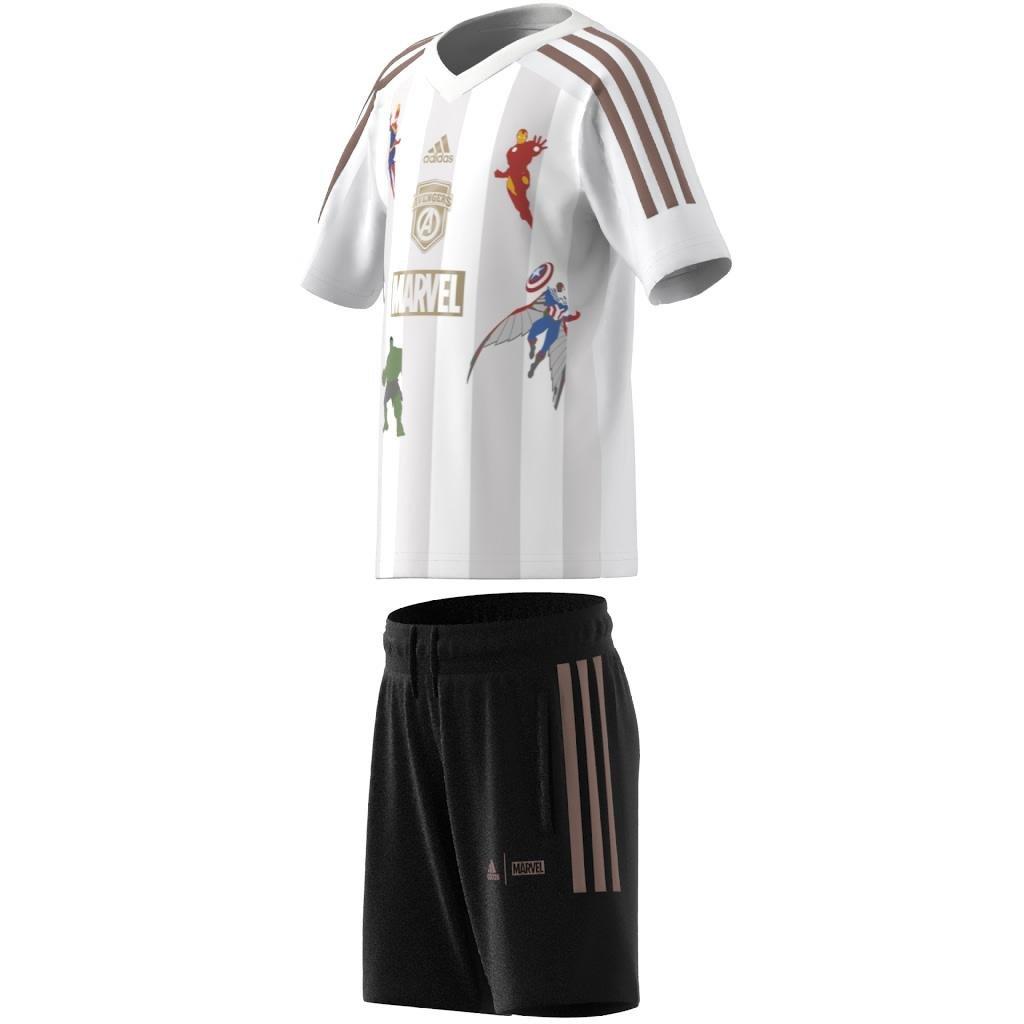 Unisex Kids Marvel Avengers Tee Set, White, A901_ONE, large image number 8