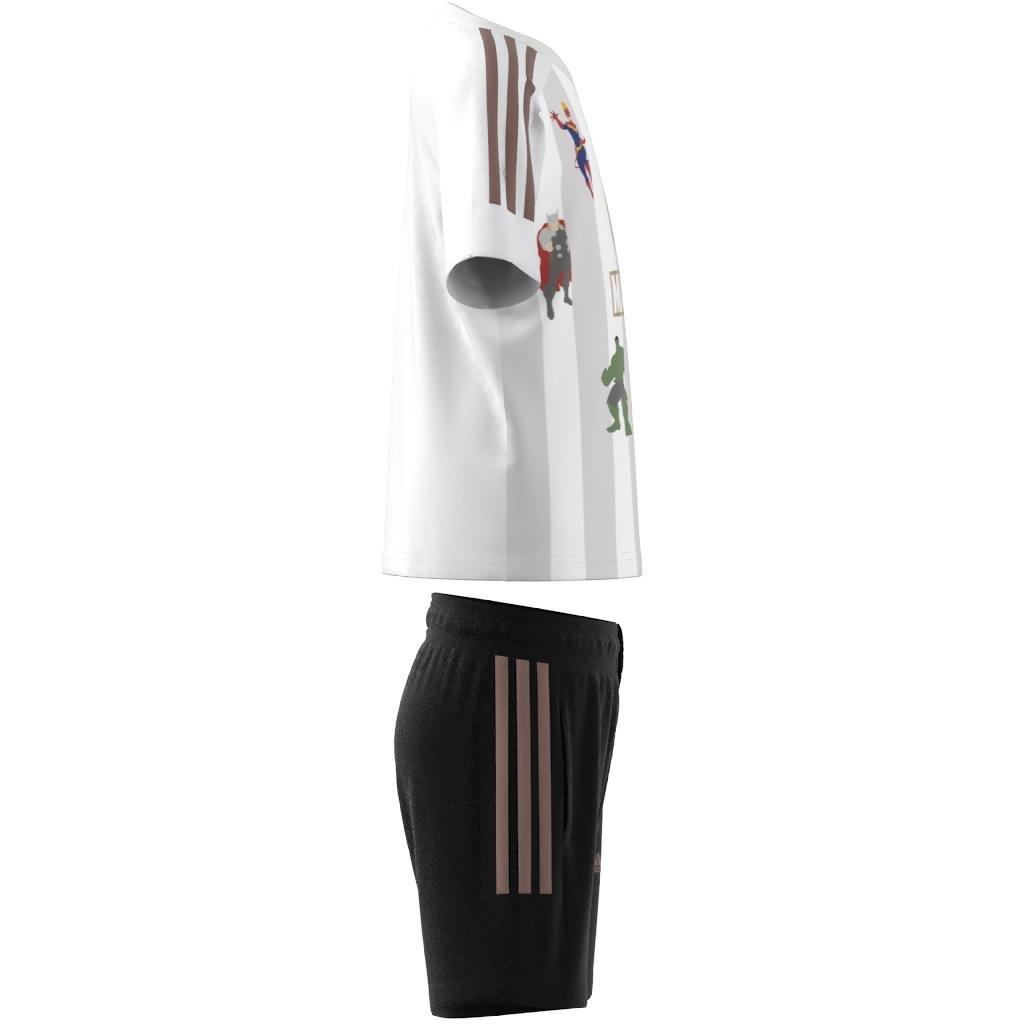 Unisex Kids Marvel Avengers Tee Set, White, A901_ONE, large image number 9