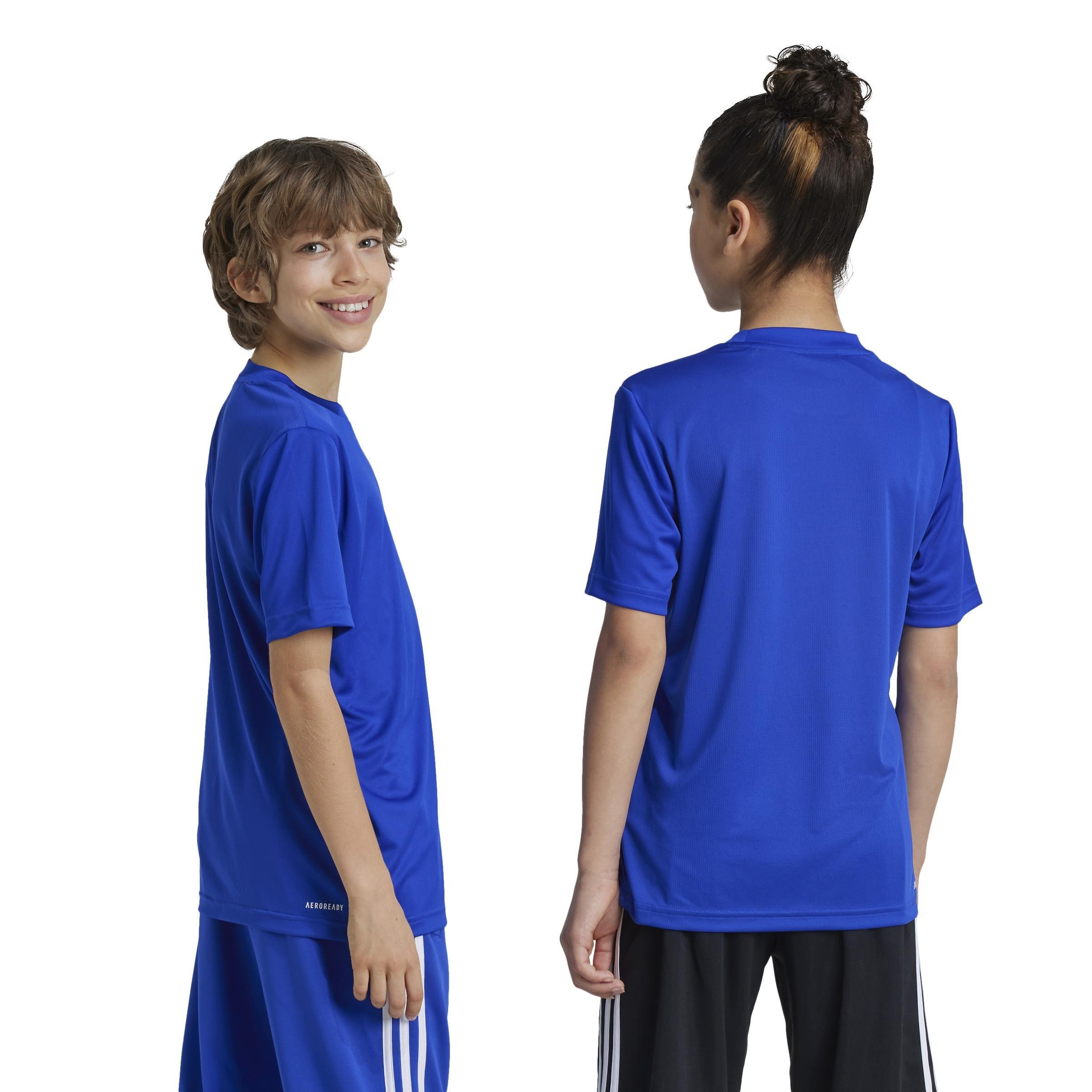 Unisex Kids Train Essentials Logo Regular Fit T-Shirt, Blue, A901_ONE, large image number 3