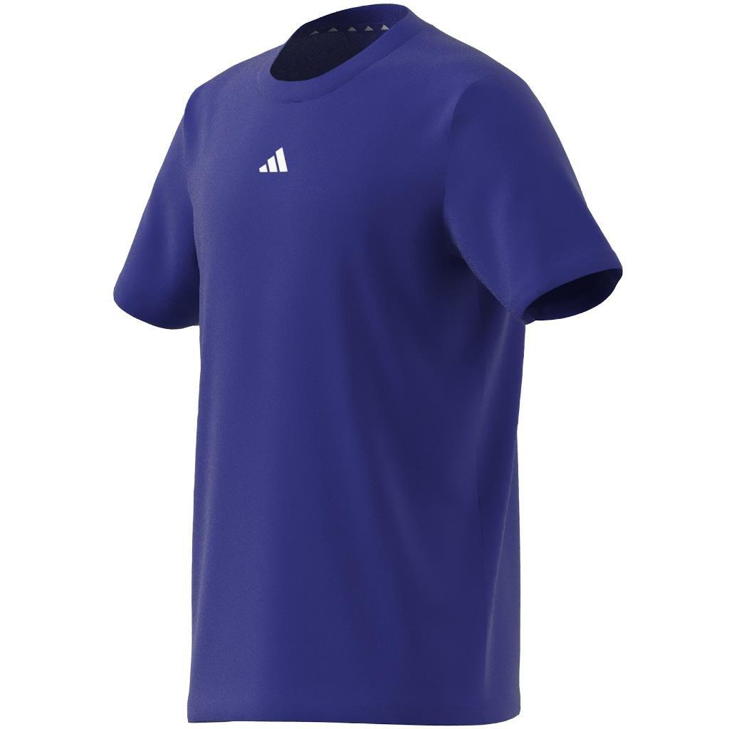 Unisex Kids Train Essentials Logo Regular Fit T-Shirt, Blue, A901_ONE, large image number 6