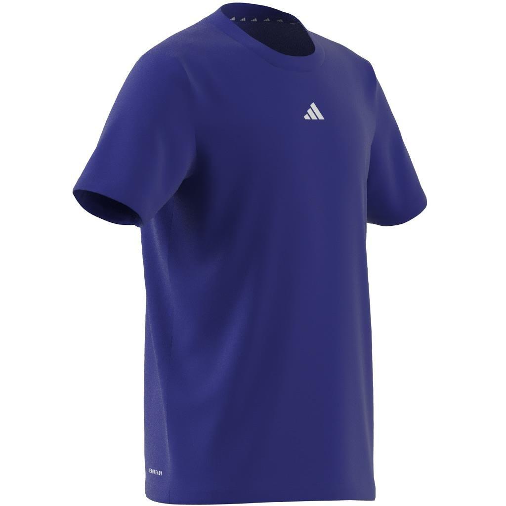 Unisex Kids Train Essentials Logo Regular Fit T-Shirt, Blue, A901_ONE, large image number 7