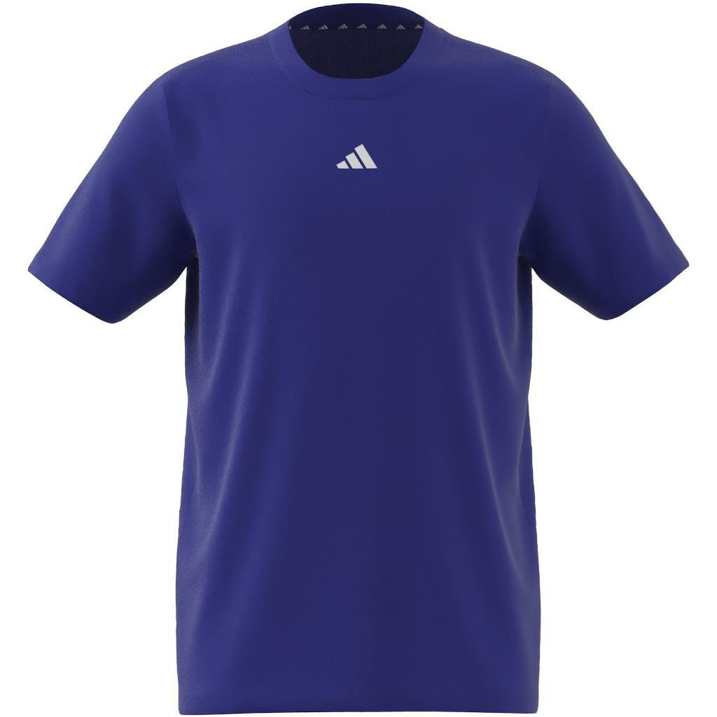 Unisex Kids Train Essentials Logo Regular Fit T-Shirt, Blue, A901_ONE, large image number 8