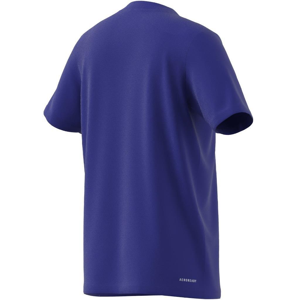 Unisex Kids Train Essentials Logo Regular Fit T-Shirt, Blue, A901_ONE, large image number 13