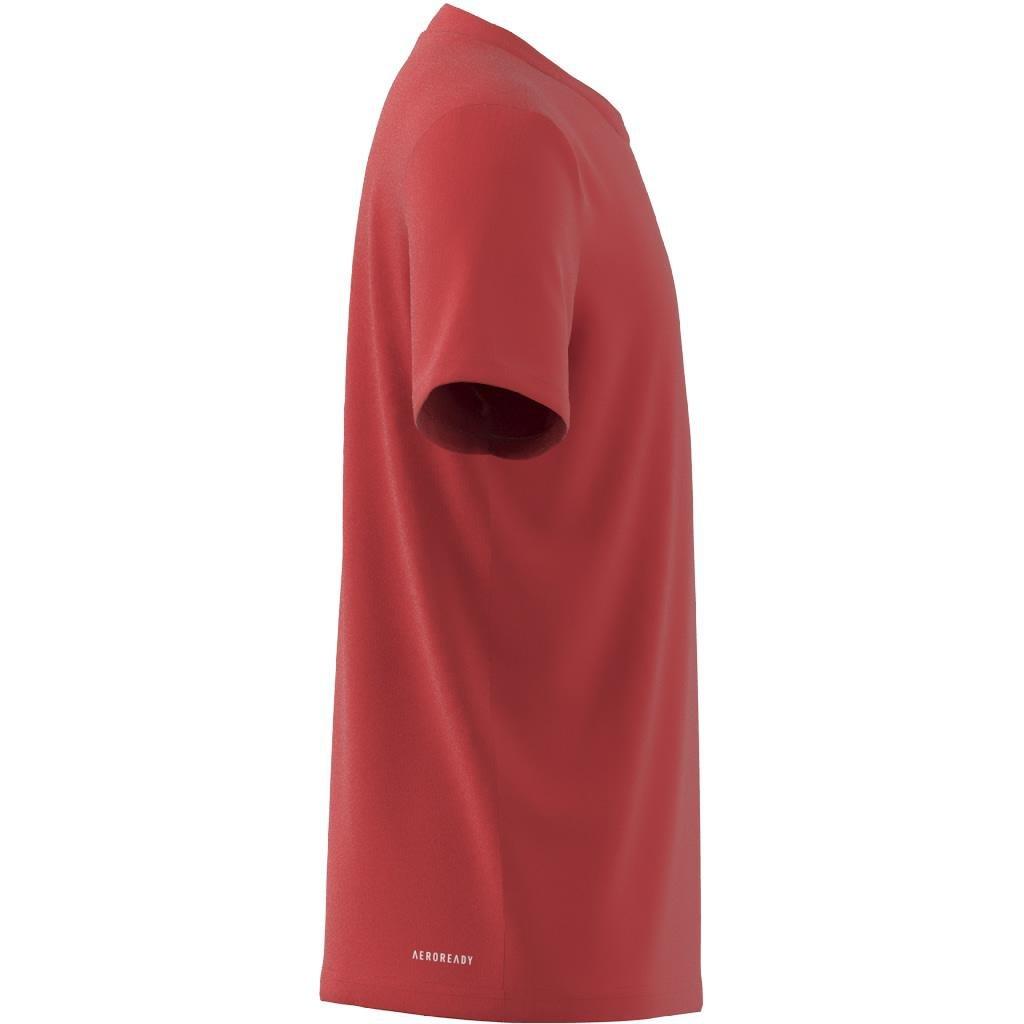 Unisex Kids Train Essentials Logo Regular Fit T-Shirt, Red, A901_ONE, large image number 7