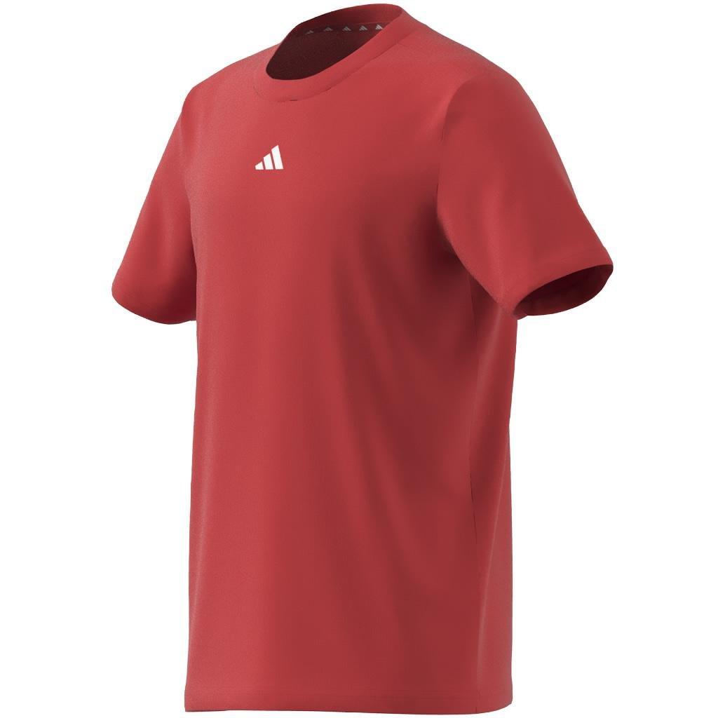 Unisex Kids Train Essentials Logo Regular Fit T-Shirt, Red, A901_ONE, large image number 8