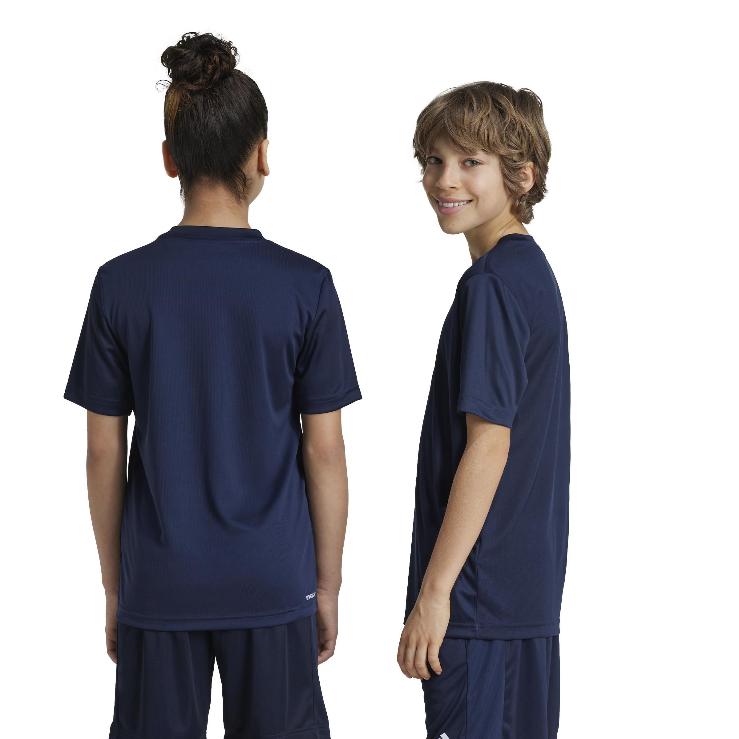 Unisex Kids Train Essentials Logo Regular Fit T-Shirt, Blue, A901_ONE, large image number 3
