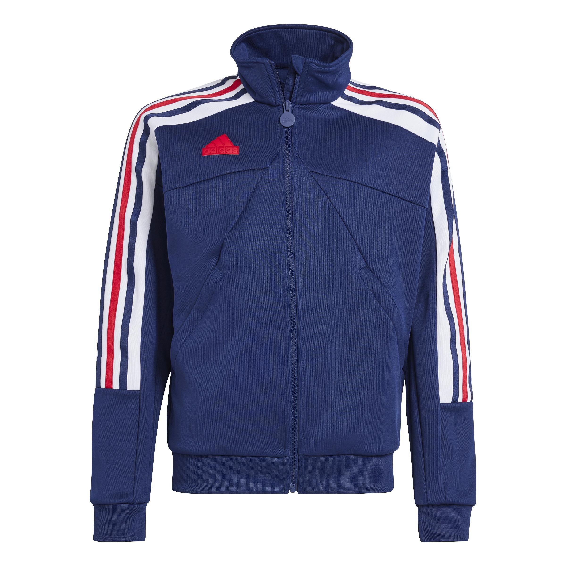 Unisex Kids Tiro Nations Pack Track Jacket, Blue, A901_ONE, large image number 0