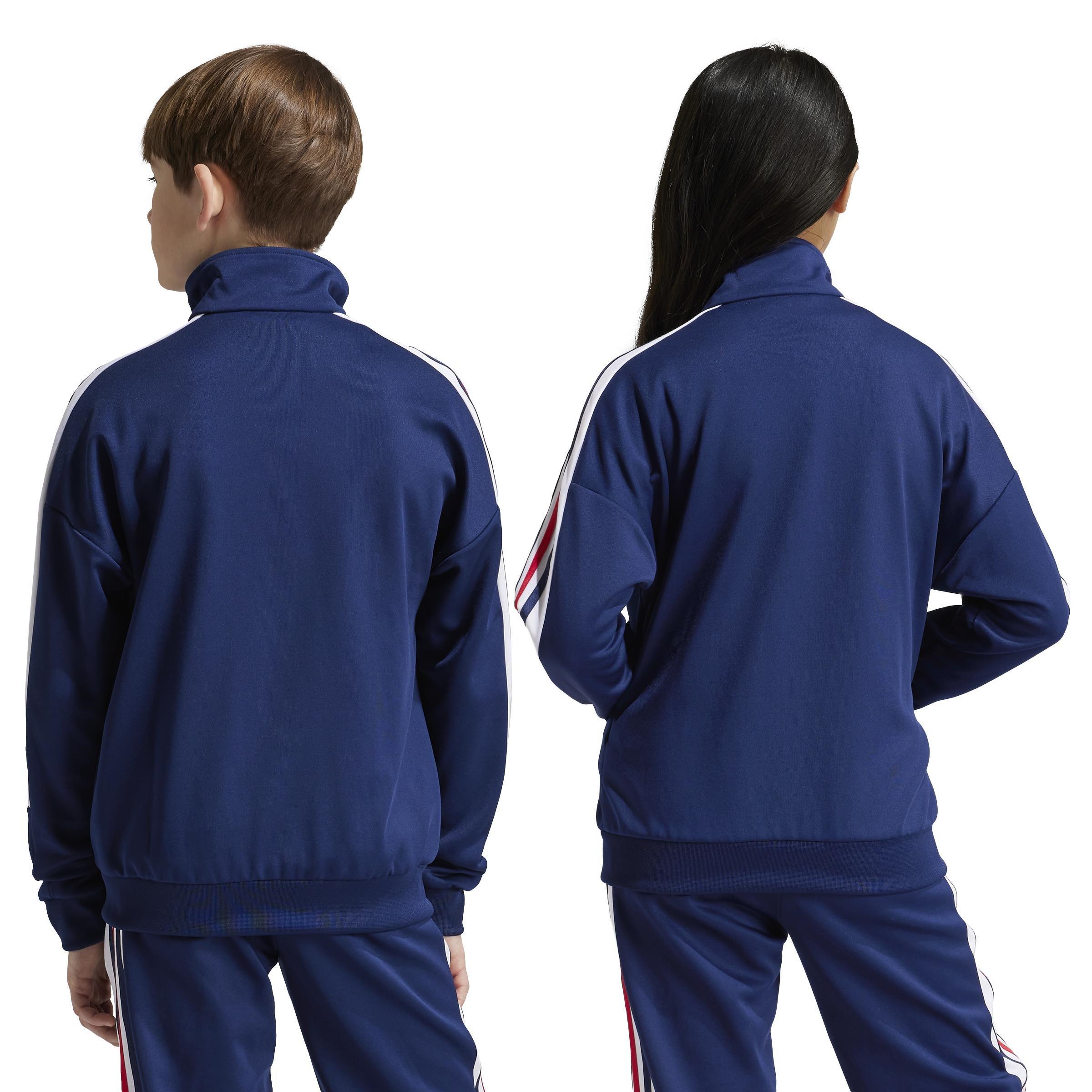 Unisex Kids Tiro Nations Pack Track Jacket, Blue, A901_ONE, large image number 2