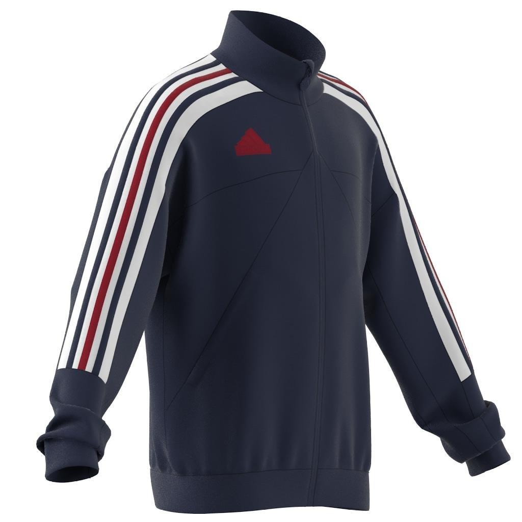 Unisex Kids Tiro Nations Pack Track Jacket, Blue, A901_ONE, large image number 14