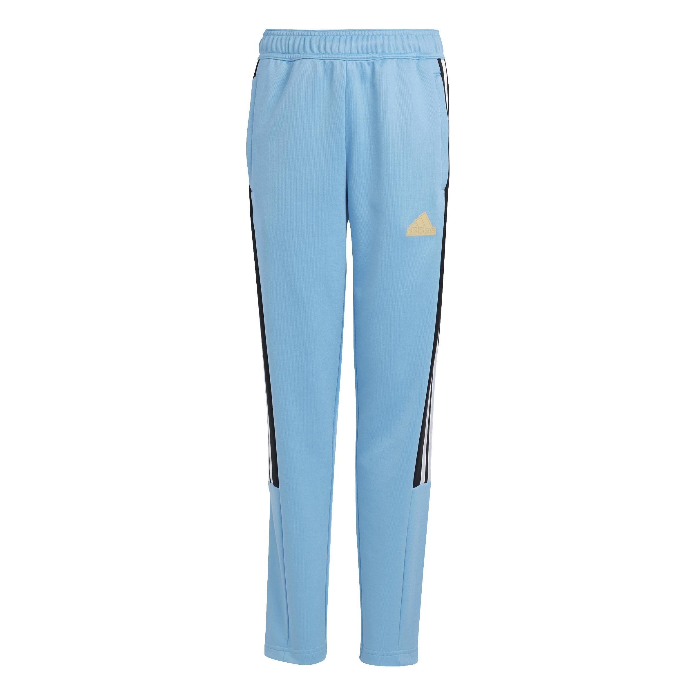 Unisex Kids Tiro Nations Pack Joggers, Blue, A901_ONE, large image number 1