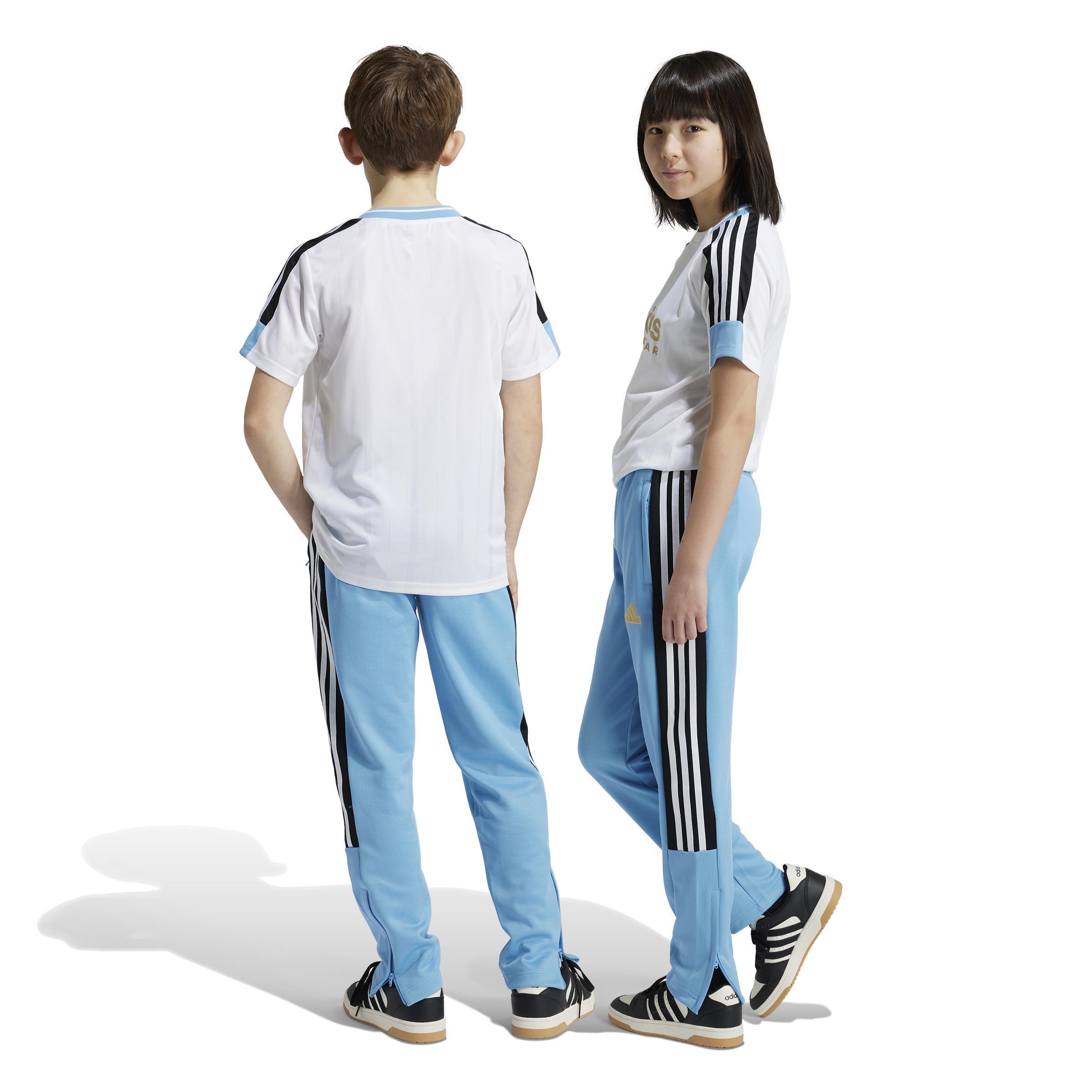 Unisex Kids Tiro Nations Pack Joggers, Blue, A901_ONE, large image number 2